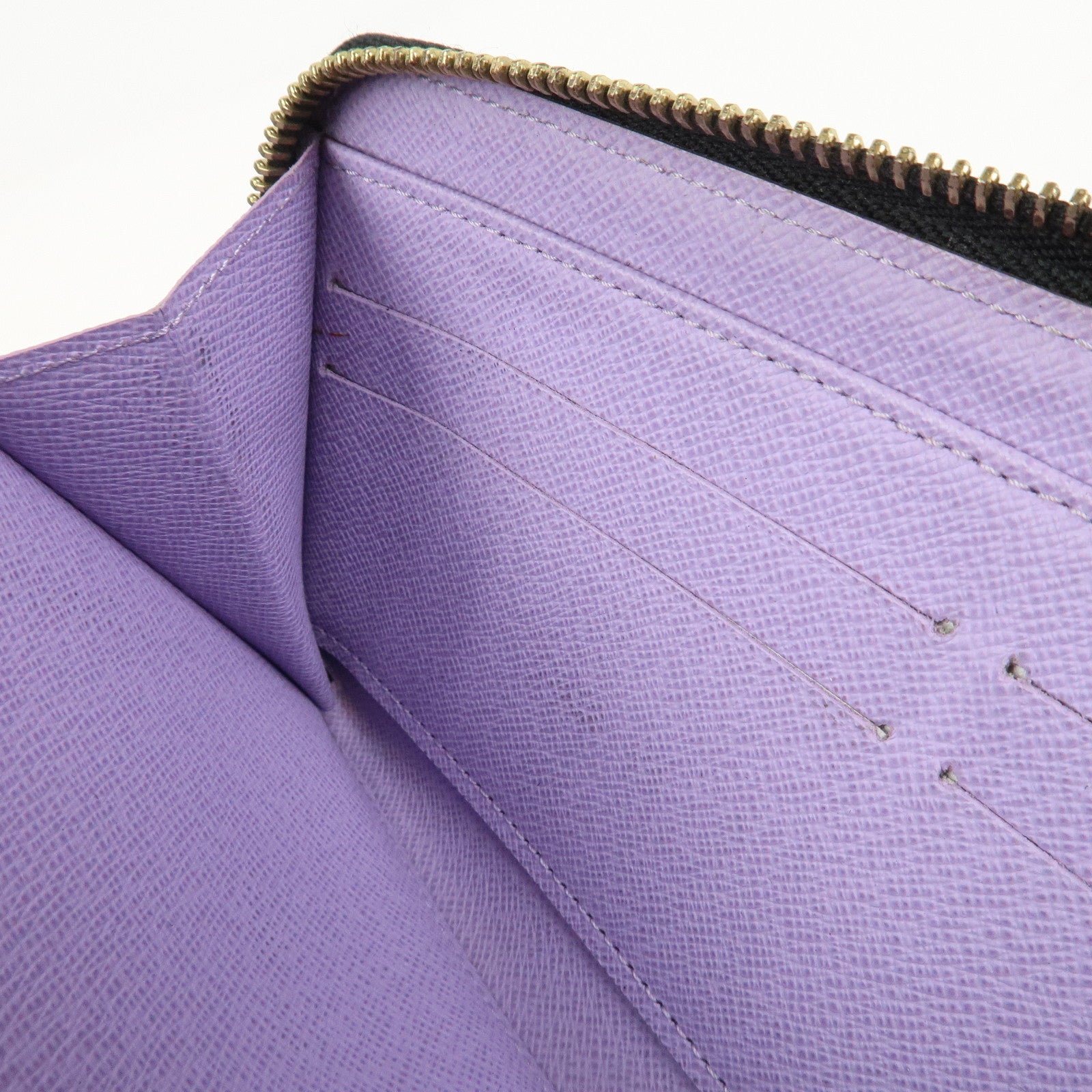 Louis Vuitton Monogram Multi Color Zippy Wallet Violet M60275