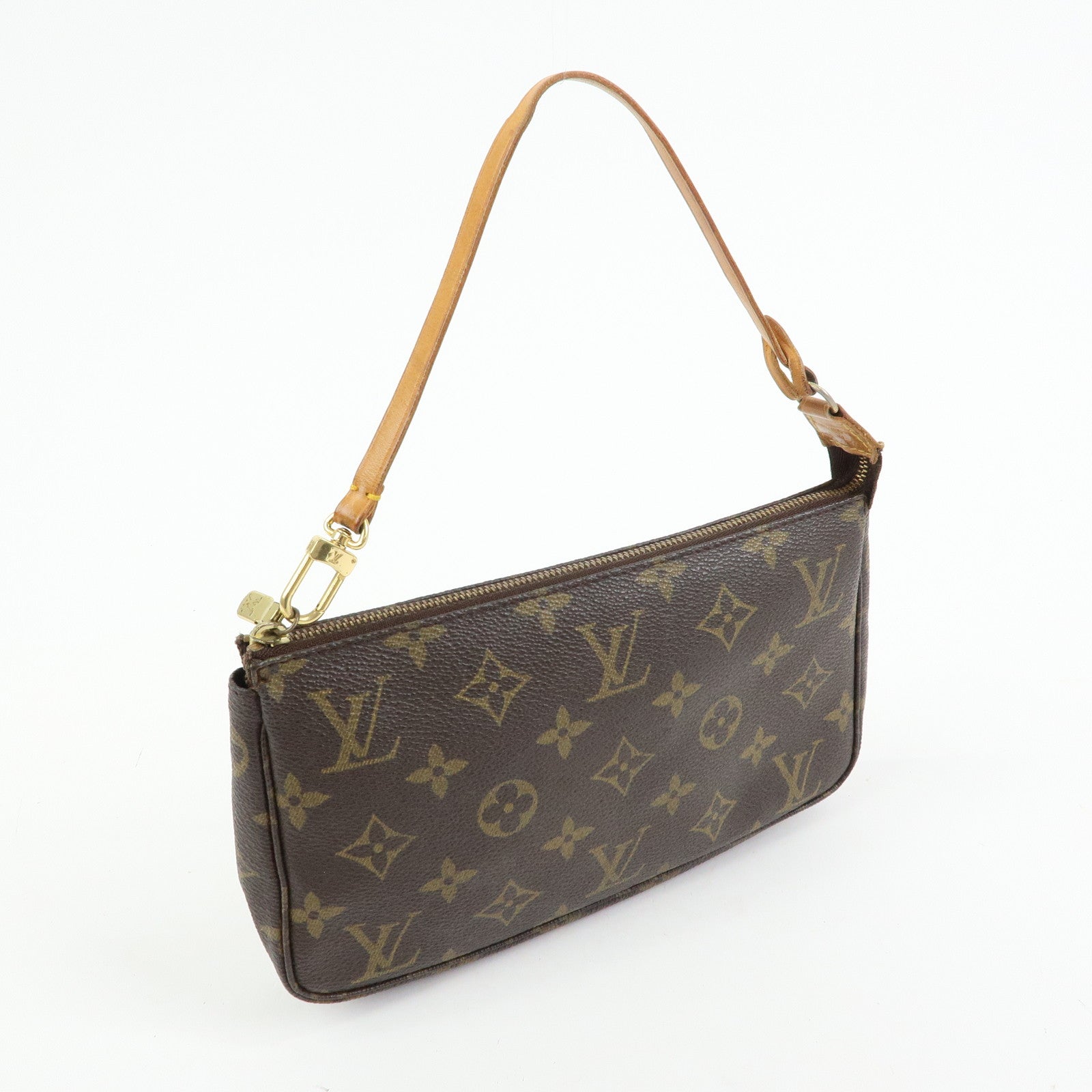 Louis Vuitton Monogram Pochette Accessoires Pouch Hand Bag M51980