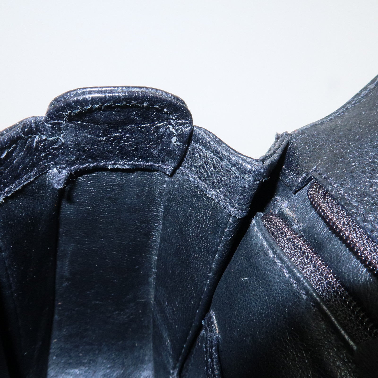 GUCCI Bamboo Leather 2Way Bag Hand Bag Shoulder Bag Black 000・2013