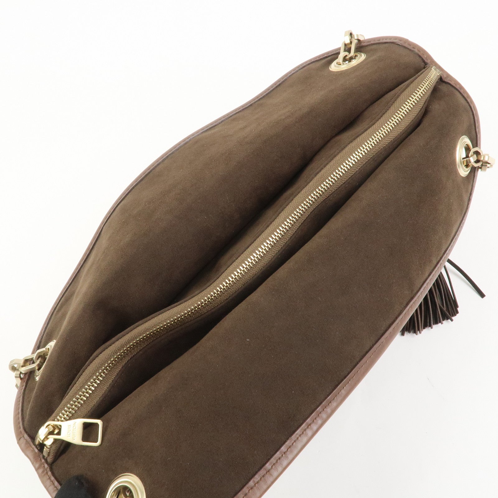 Louis Vuitton Paris Souple Wish Leather Shoulder Bag Brown M95830