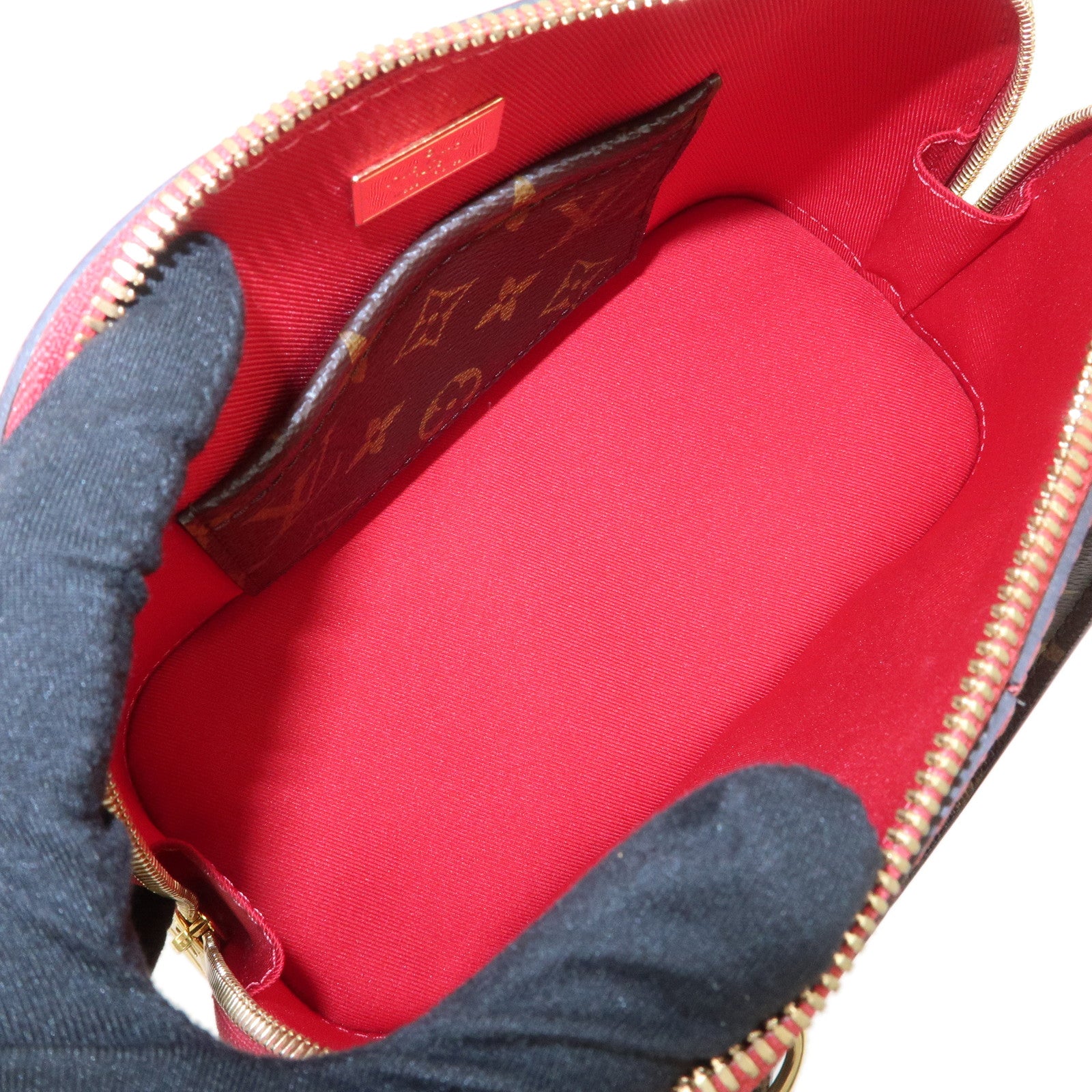 Louis Vuitton Vernis Alma BB Miroir 2Way Bag Hand Bag M52498