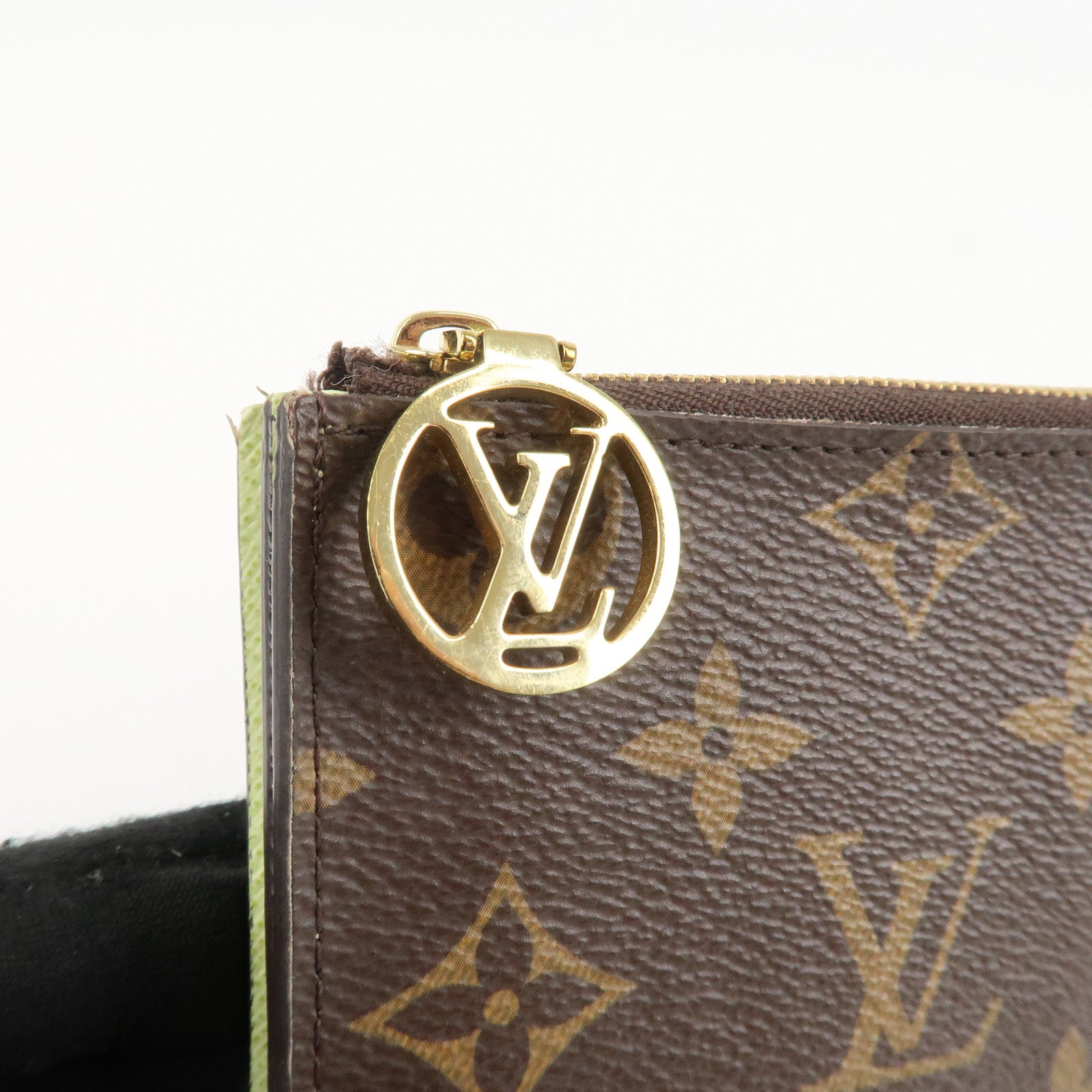 Louis Vuitton Monogram Canvas Portefeuille Lisa Wallet Veil Note M82382 Used