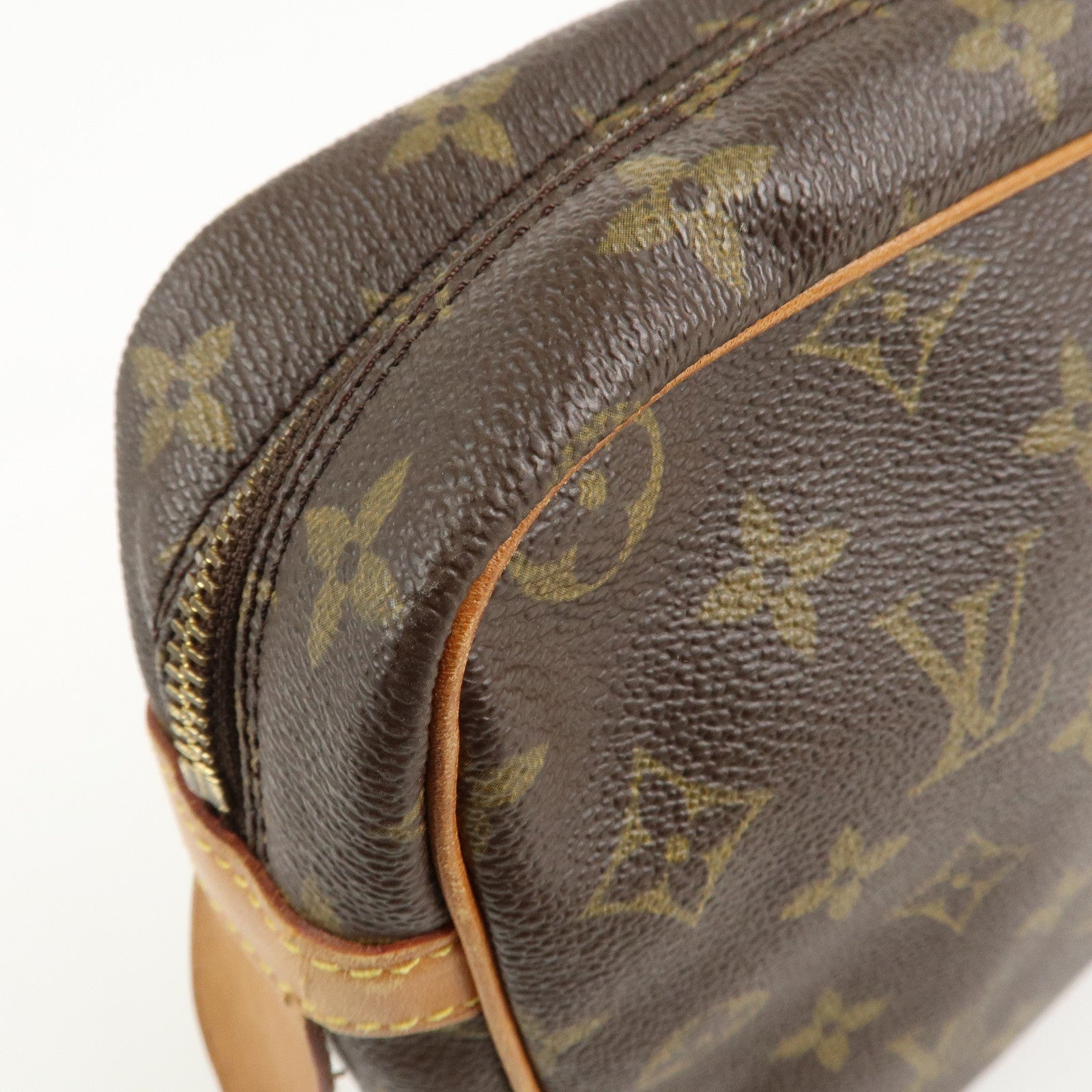 Louis Vuitton Monogram Compiegne 28 Pouch Clutch Bag Brown M51845 Used