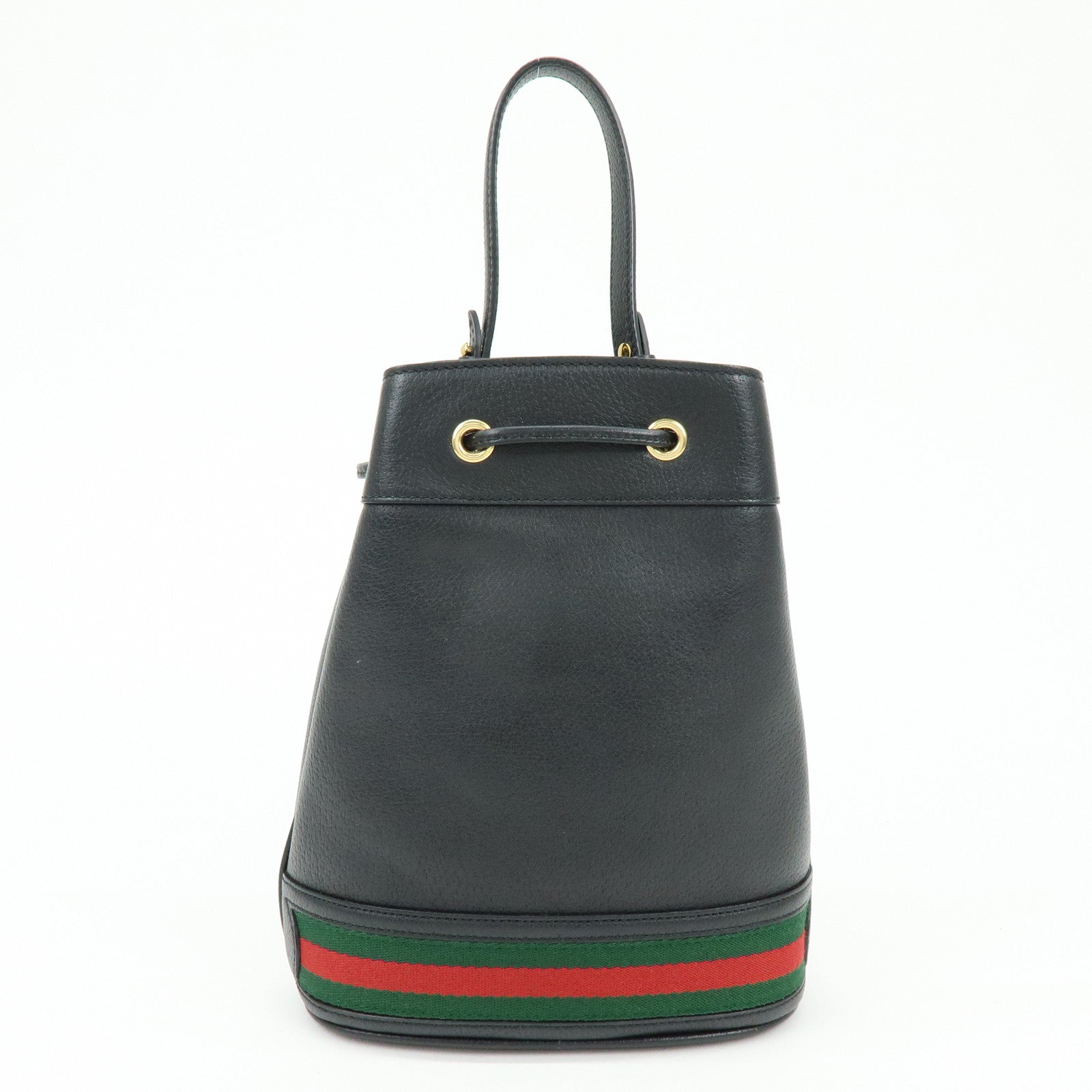 GUCCI Ophidia Sherry GG Marmont 2way Bucket Bag Small Black 610846