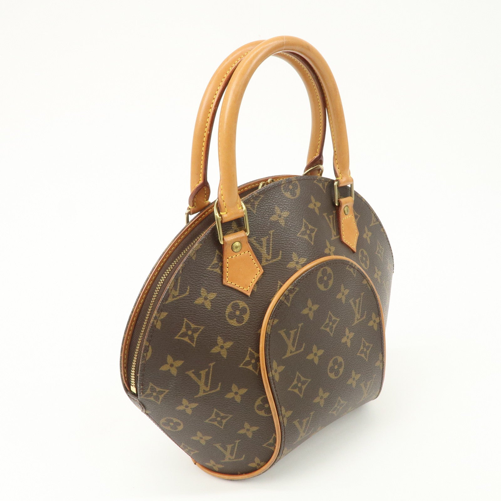 Louis Vuitton Monogram Ellipse PM Hand Bag Brown M51127