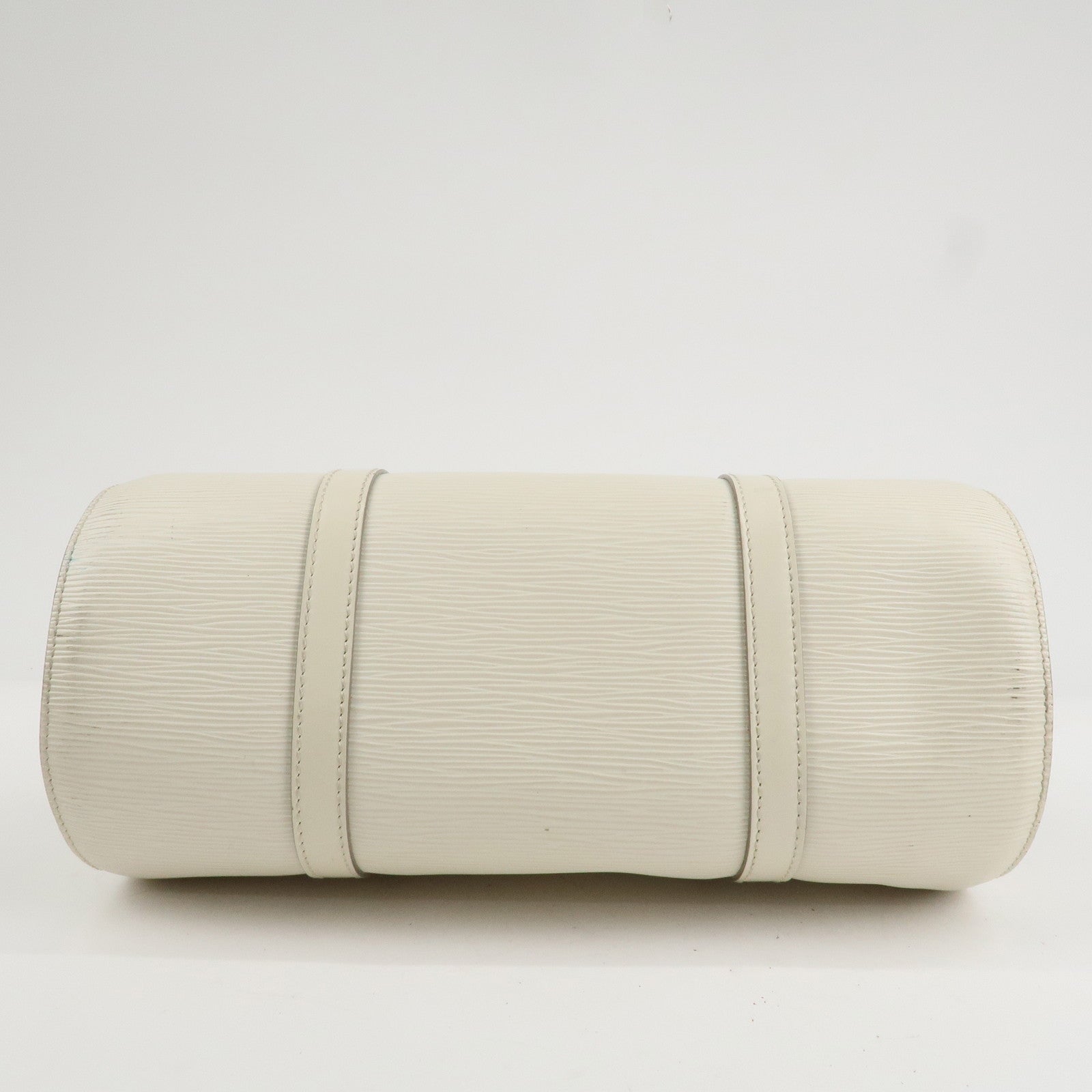 Louis Vuitton Epi Leather Soufflot Shoulder Bag Hand Bag Ivory White Used