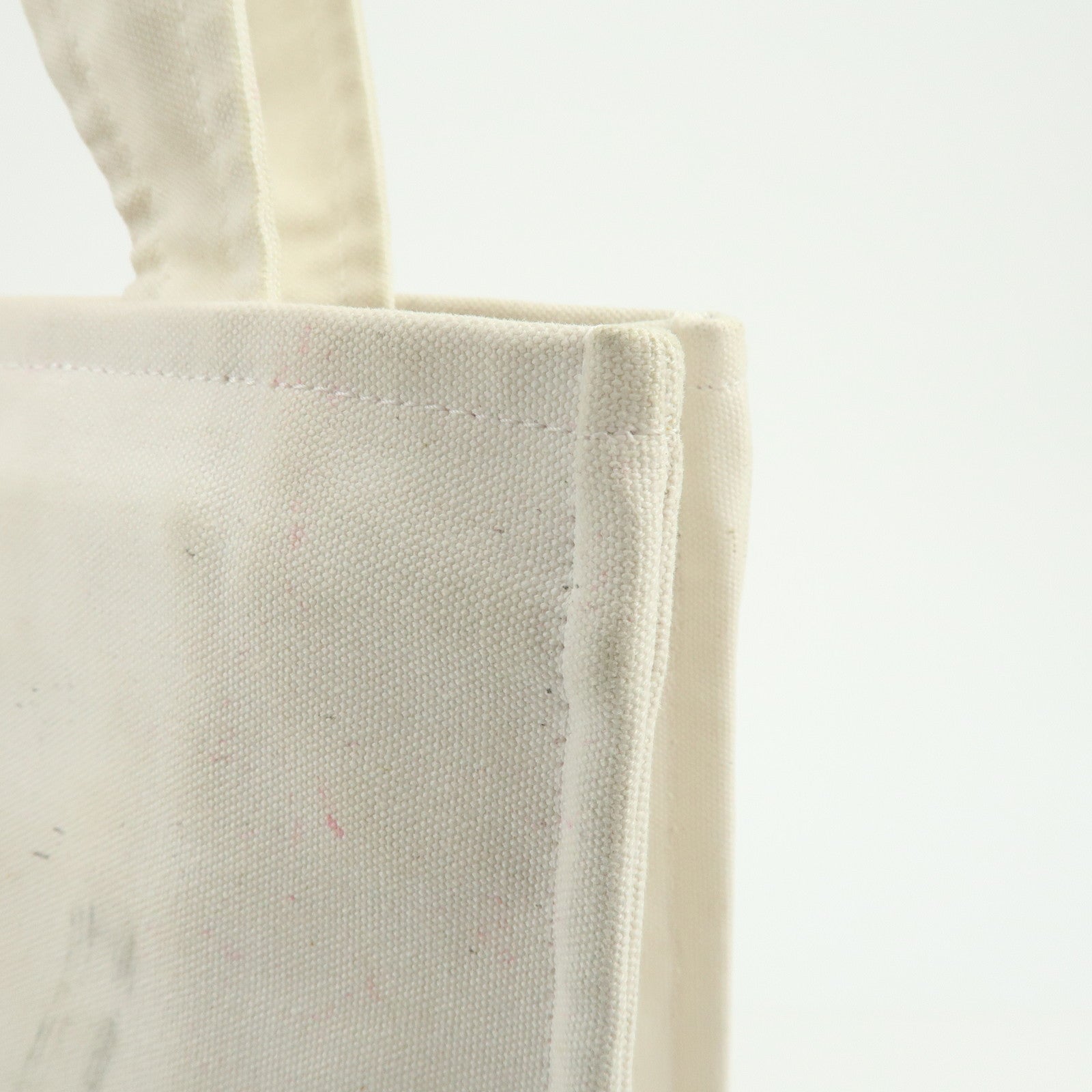 CHANEL Cruise Line Miami Canvas Tote Bag Shoulder Bag White A46069
