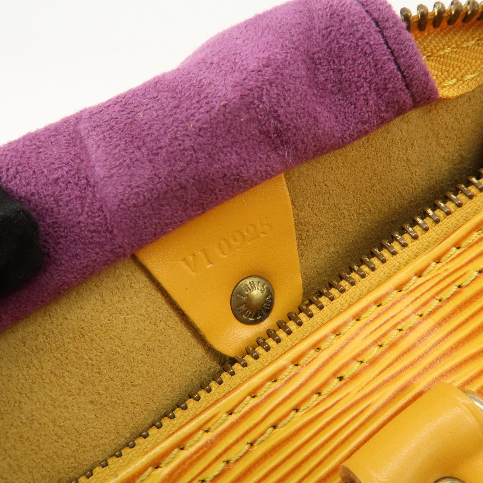 Louis Vuitton Epi Speedy 25 Boston Bag Hand Bag Yellow M43019