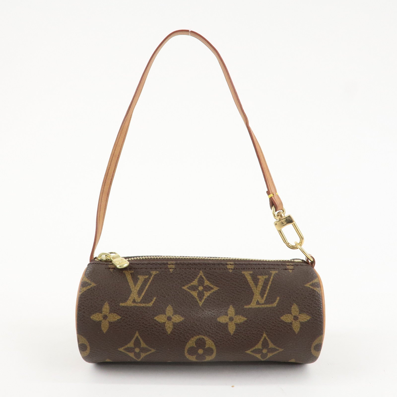 Louis Vuitton Set of 2 Monogram Mini Pouch for Papillon Bag Brown Used