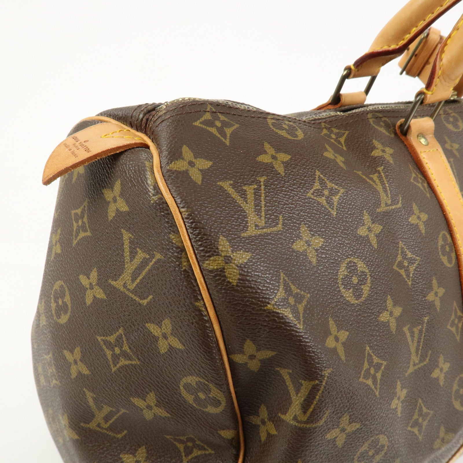 Louis Vuitton Monogram Keep All 45 Boston Bag Brown M41428