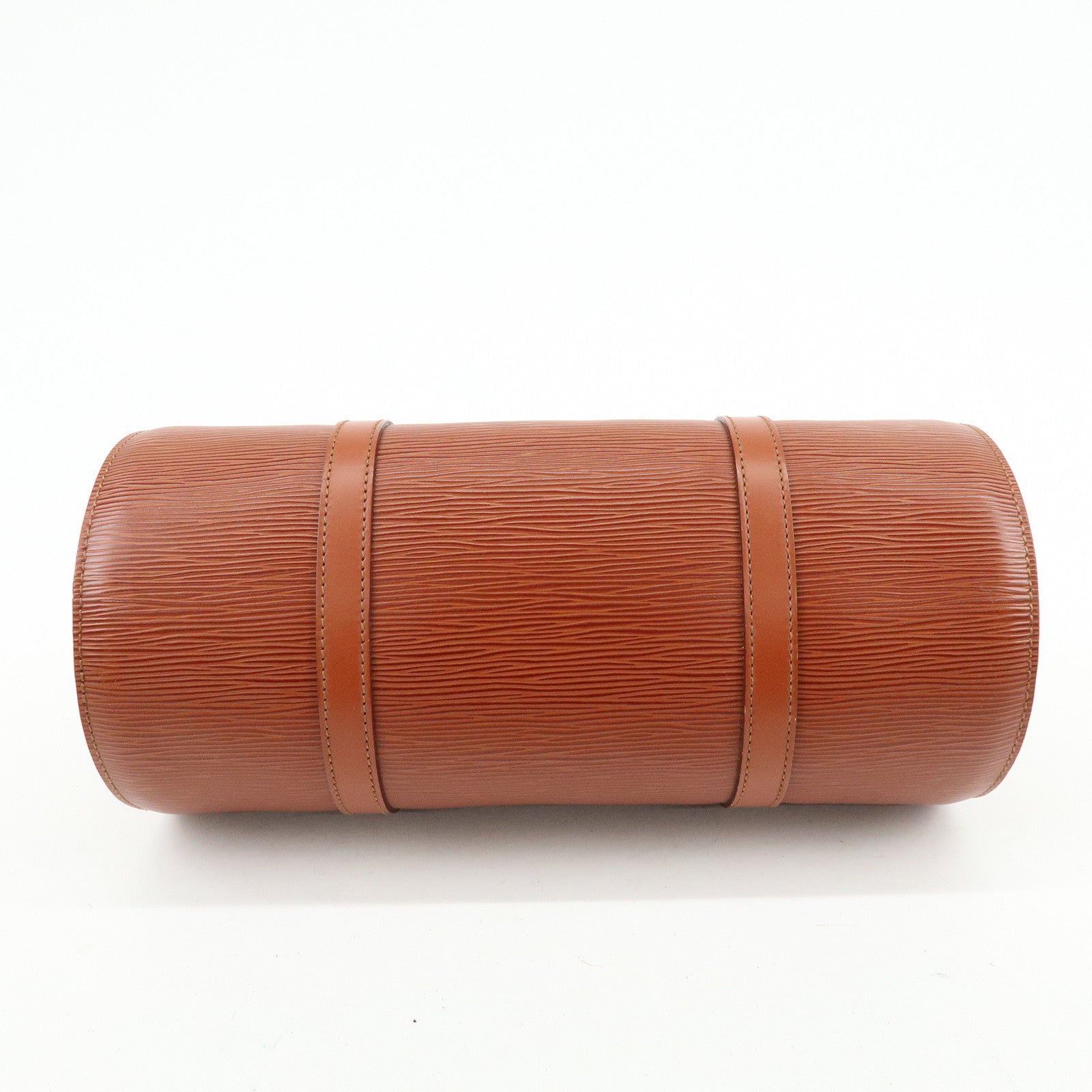 Louis Vuitton Epi Leather Soufflot Hand Bag Kenya Brown M52223