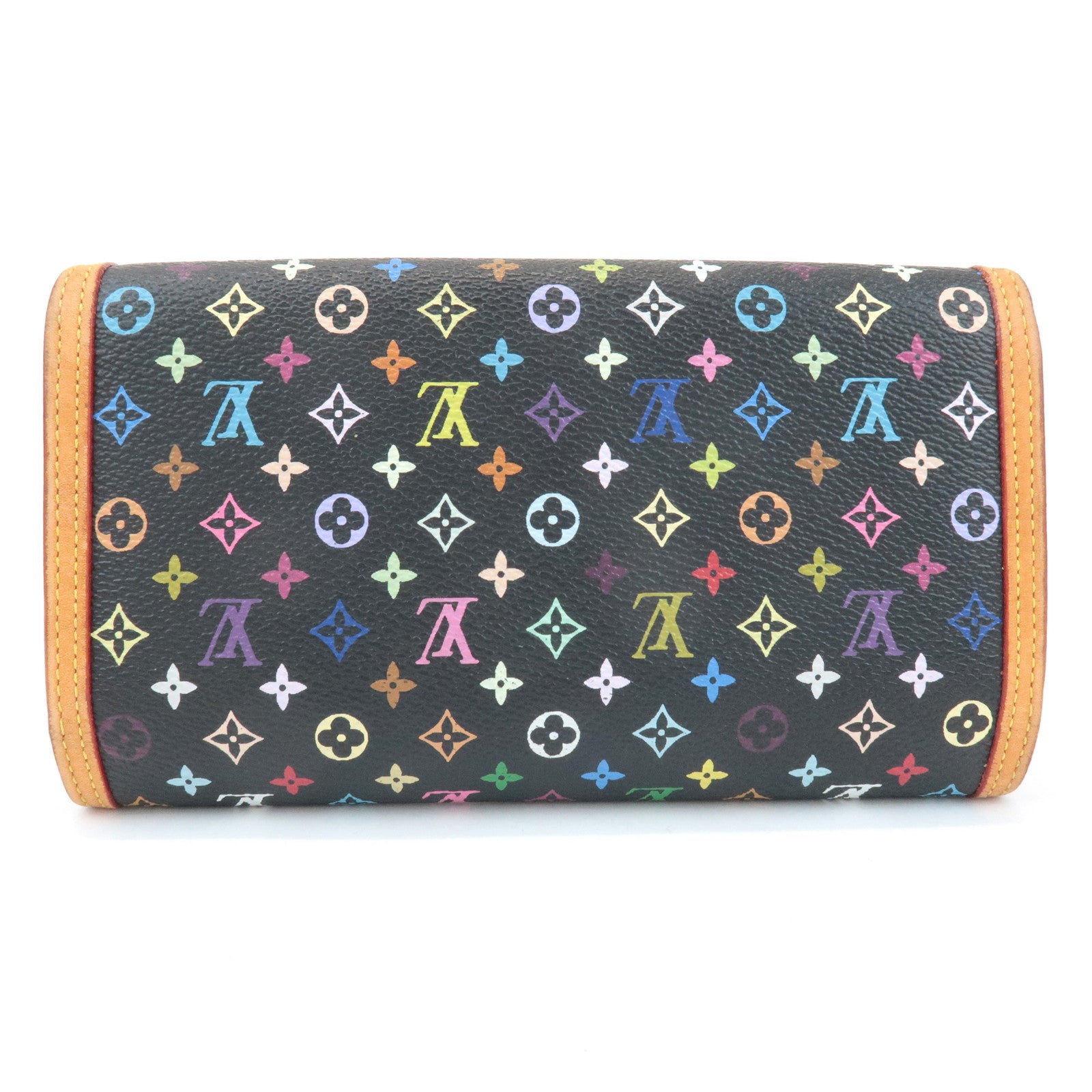 Louis Vuitton Monogram Multicolor Porte Trezor International Wallet M92658 Used
