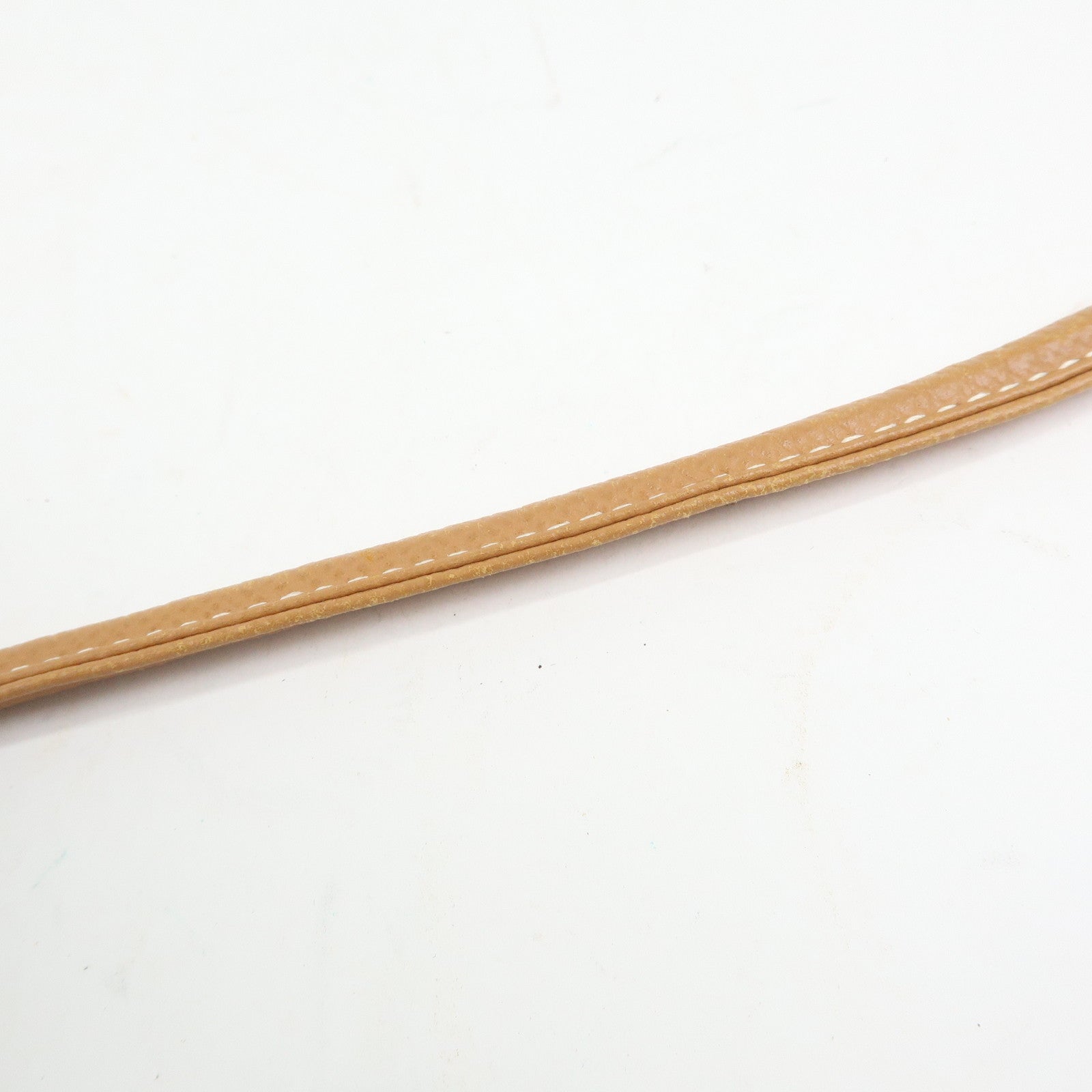 HERMES Aline GM Canvas Leather Shoulder Bag Hand Bag Natural