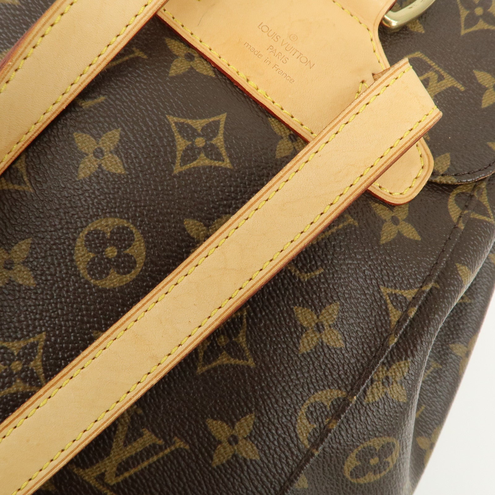 Louis Vuitton Monogram Canvas Montsouris MM Backpack Brown M51136