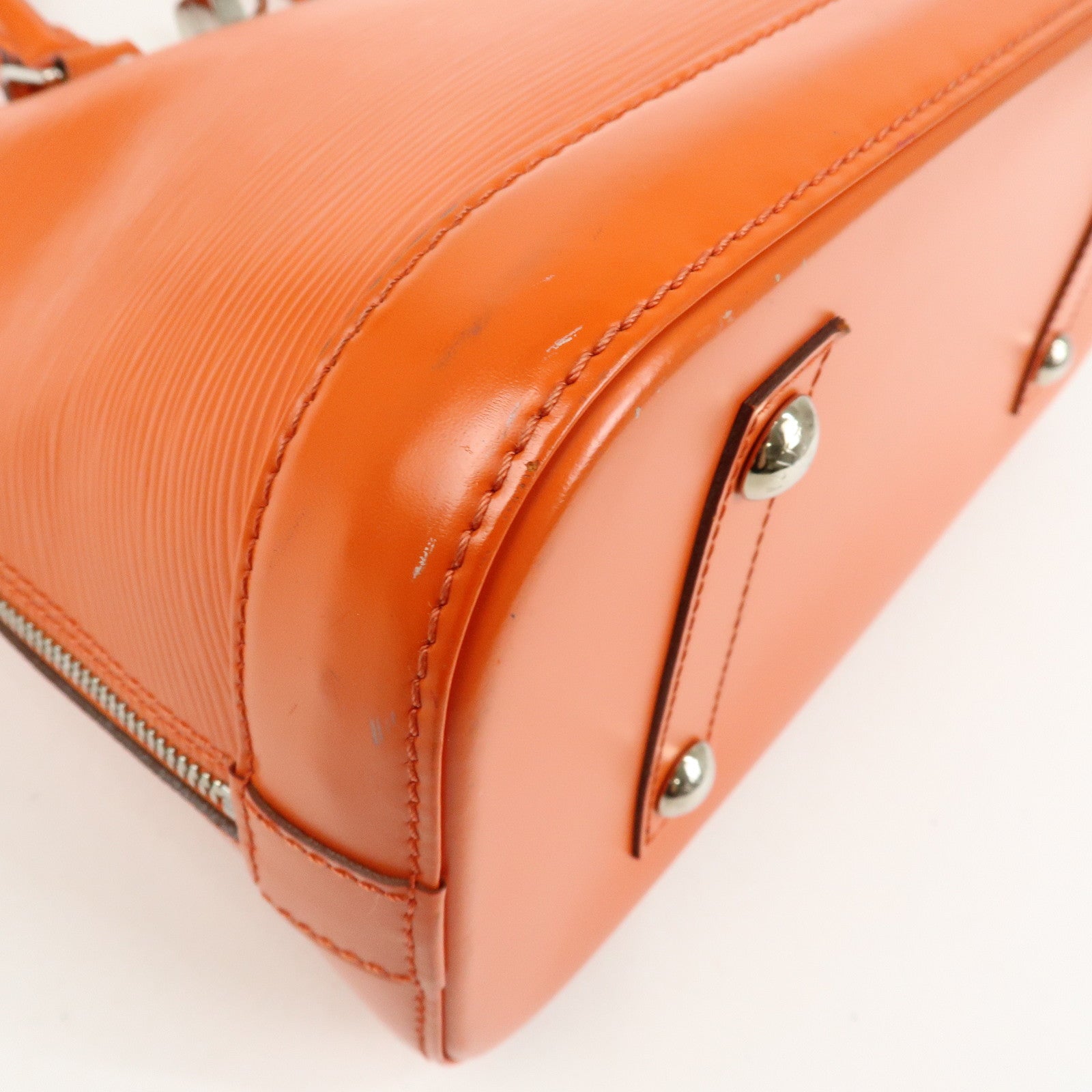 Louis Vuitton Epi Alma PM Hand Bag Pimont Orange M40623
