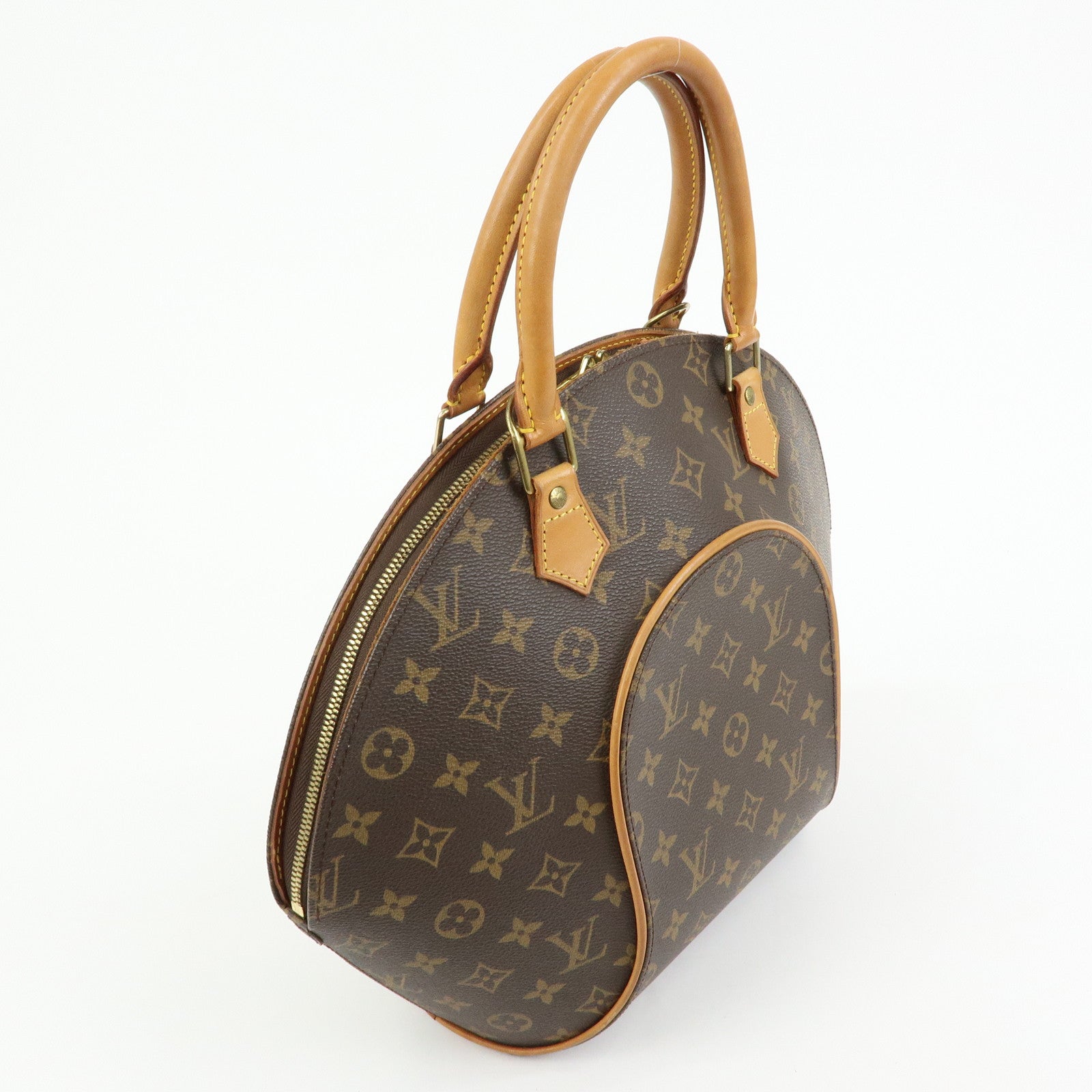 Louis Vuitton Monogram Ellipse MM Hand Bag Brown M51126