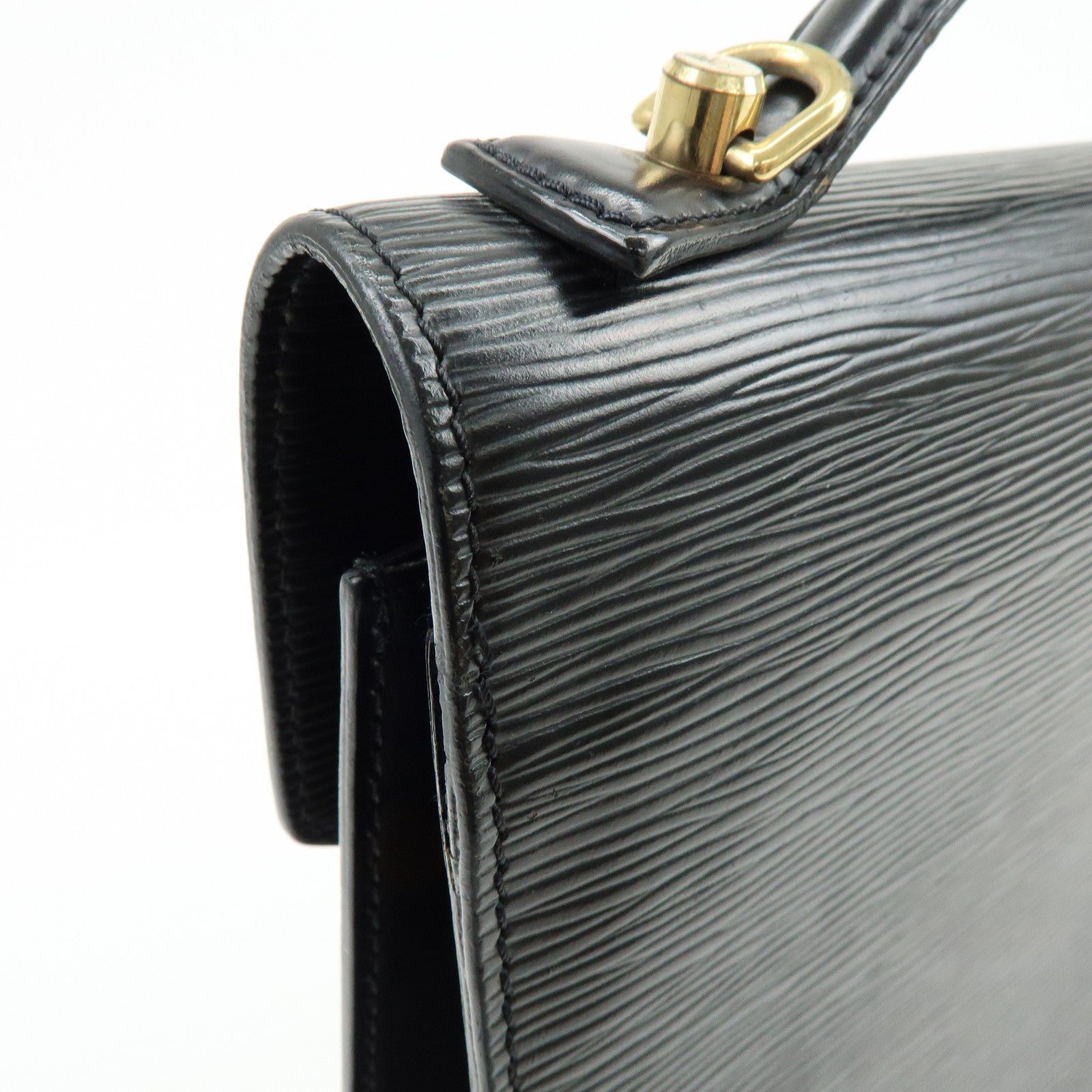 Louis Vuitton Epi Monceau 2Way Shoulder Bag Hand Bag Noir M52122