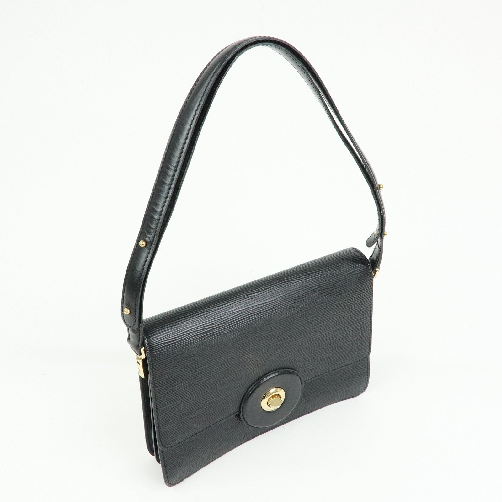 Louis Vuitton Epi Freerun Leather Shoulder Bag Noir Black M52402