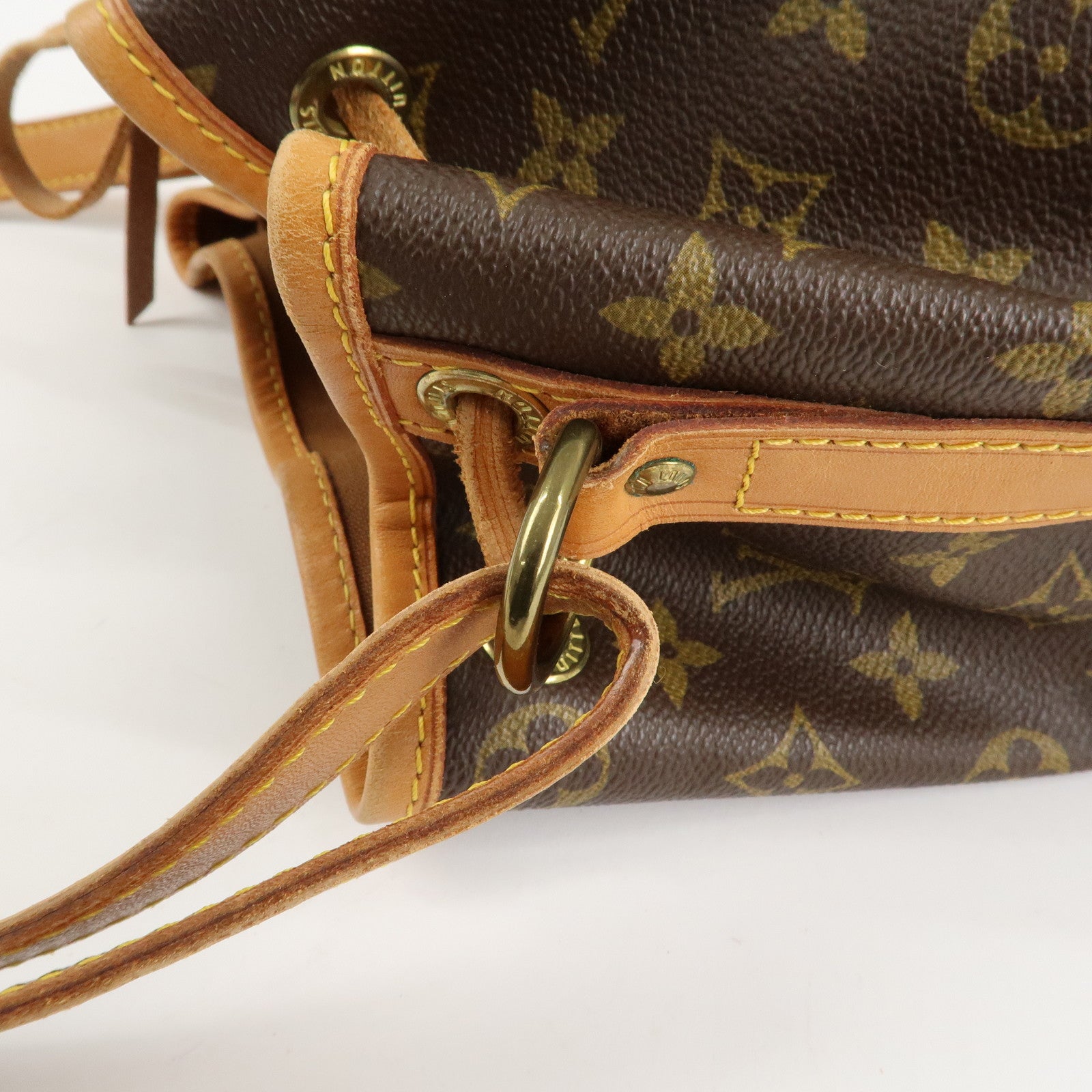 Louis Vuitton Monogram Noe Shoulder Bag Hand Bag Brown M42224 Used