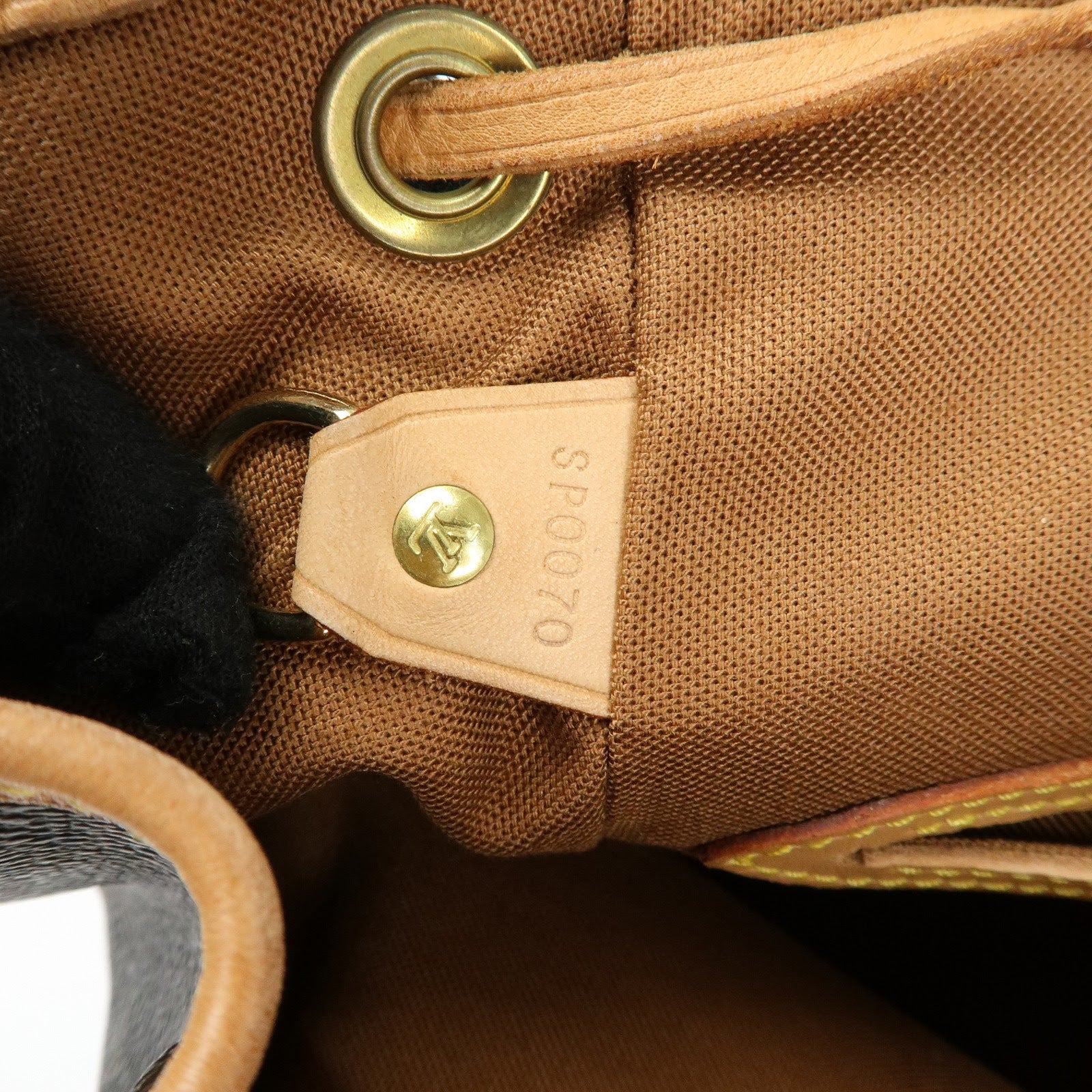 Louis Vuitton Monogram Montsouris MM Backpack Rucksack Brown M51136