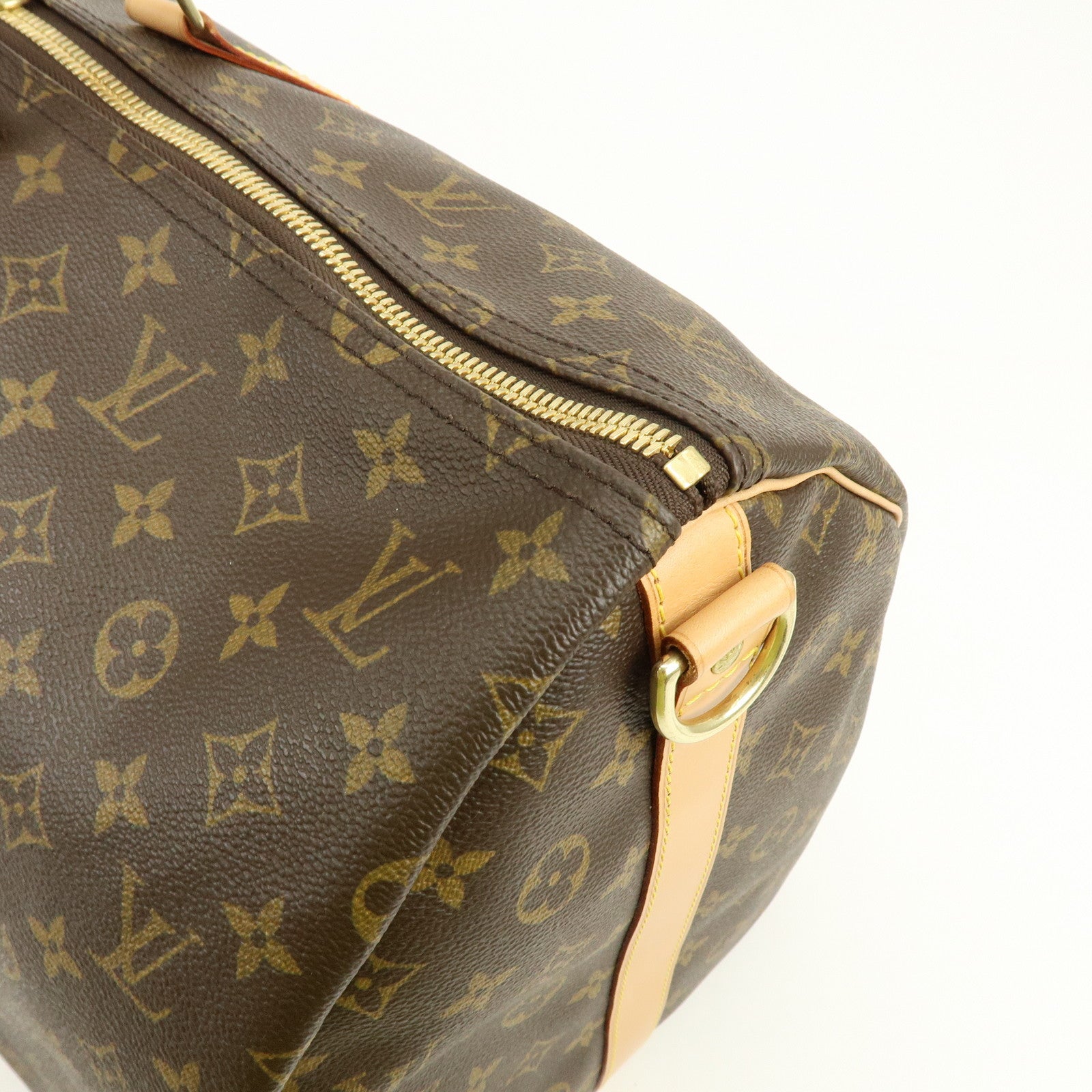 Louis Vuitton Monogram Keep All Bandouliere 55 Boston Bag M41414