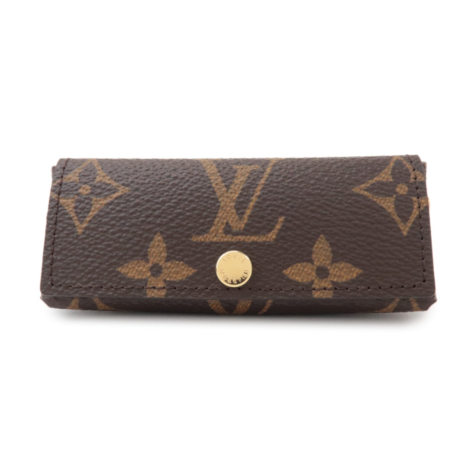 Louis Vuitton Monogram Pochette Rivette Lip Case Fushia M61473