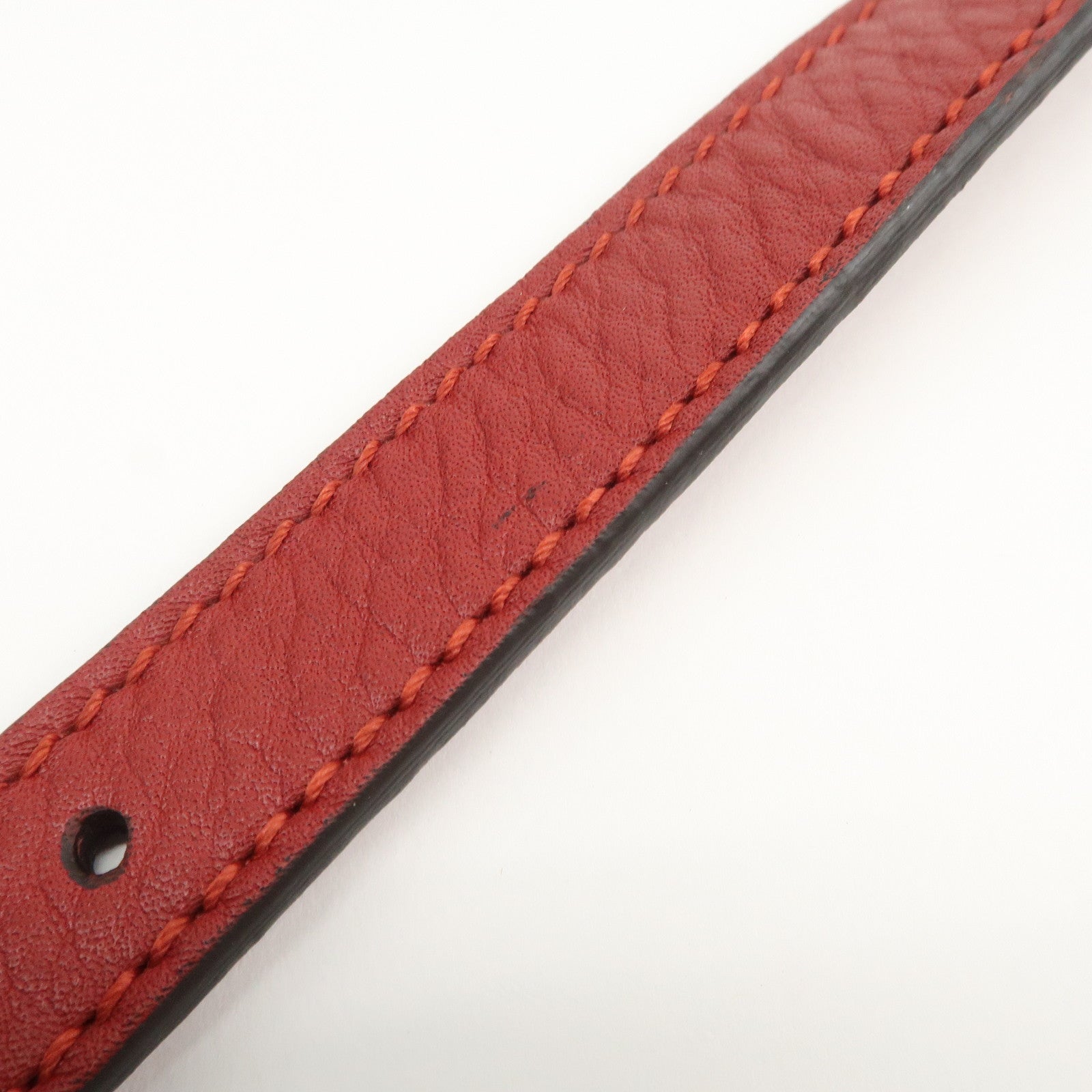 GUCCI Bamboo Shopper Medium 2Way Shoulder Hand Bag Red 323660