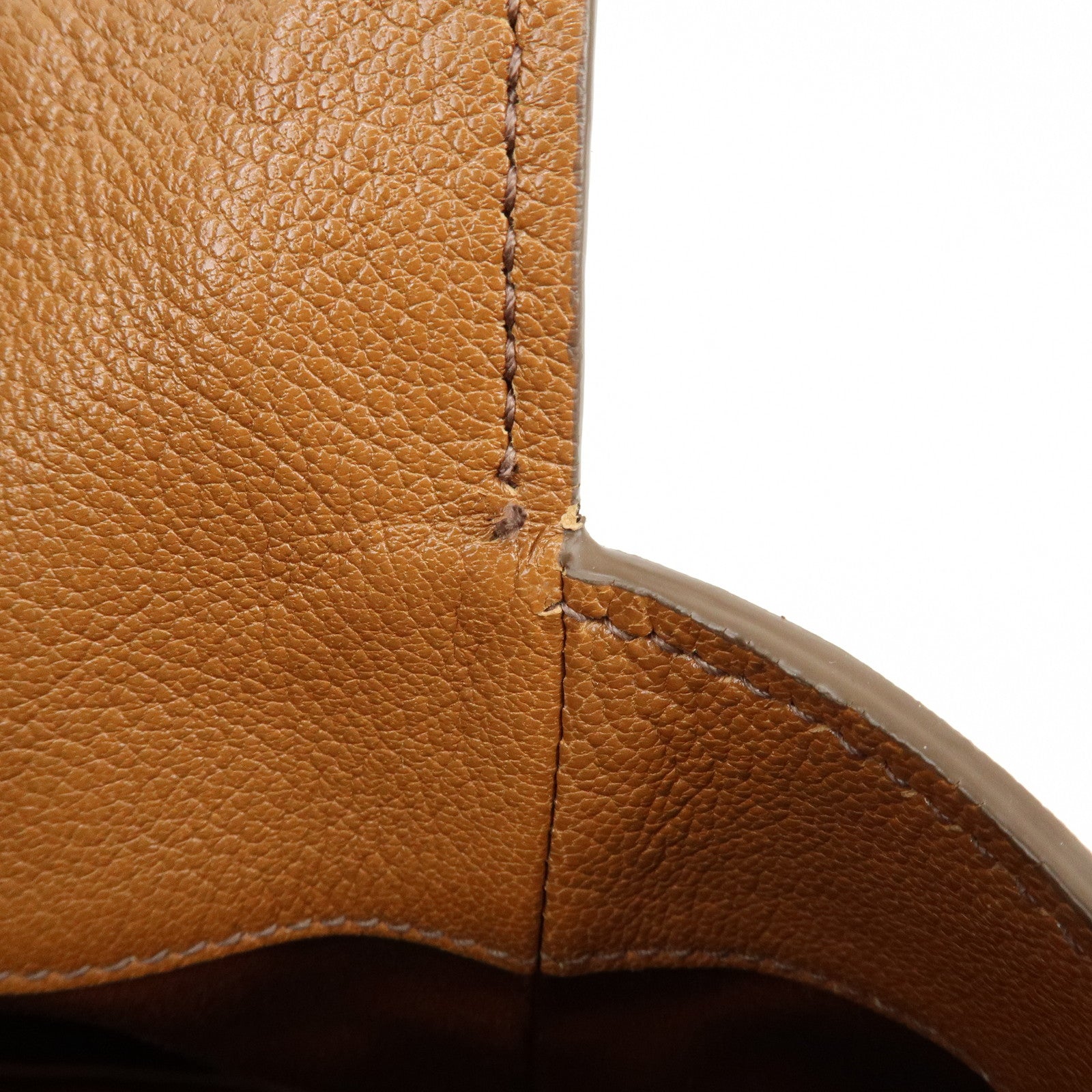 MIU MIU Madras Leather 2Way Bag Hand Bag Shoulder Bag Brown 5BB004