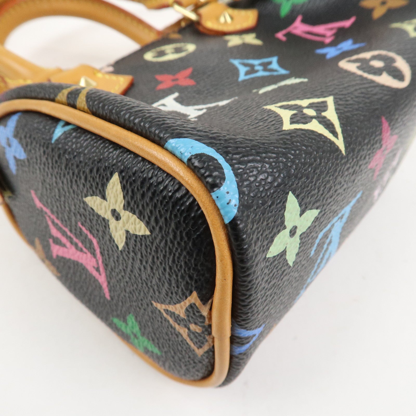 Louis Vuitton Monogram Multicolor Mini Speedy Mini Bag Noir M92644