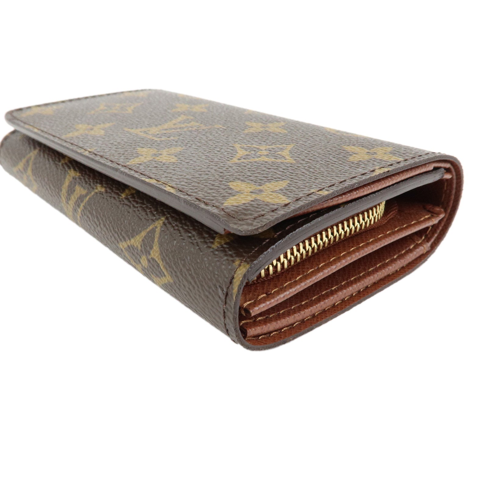 Louis Vuitton Monogram Porte Monnaie Billet Tresor Wallet M61730