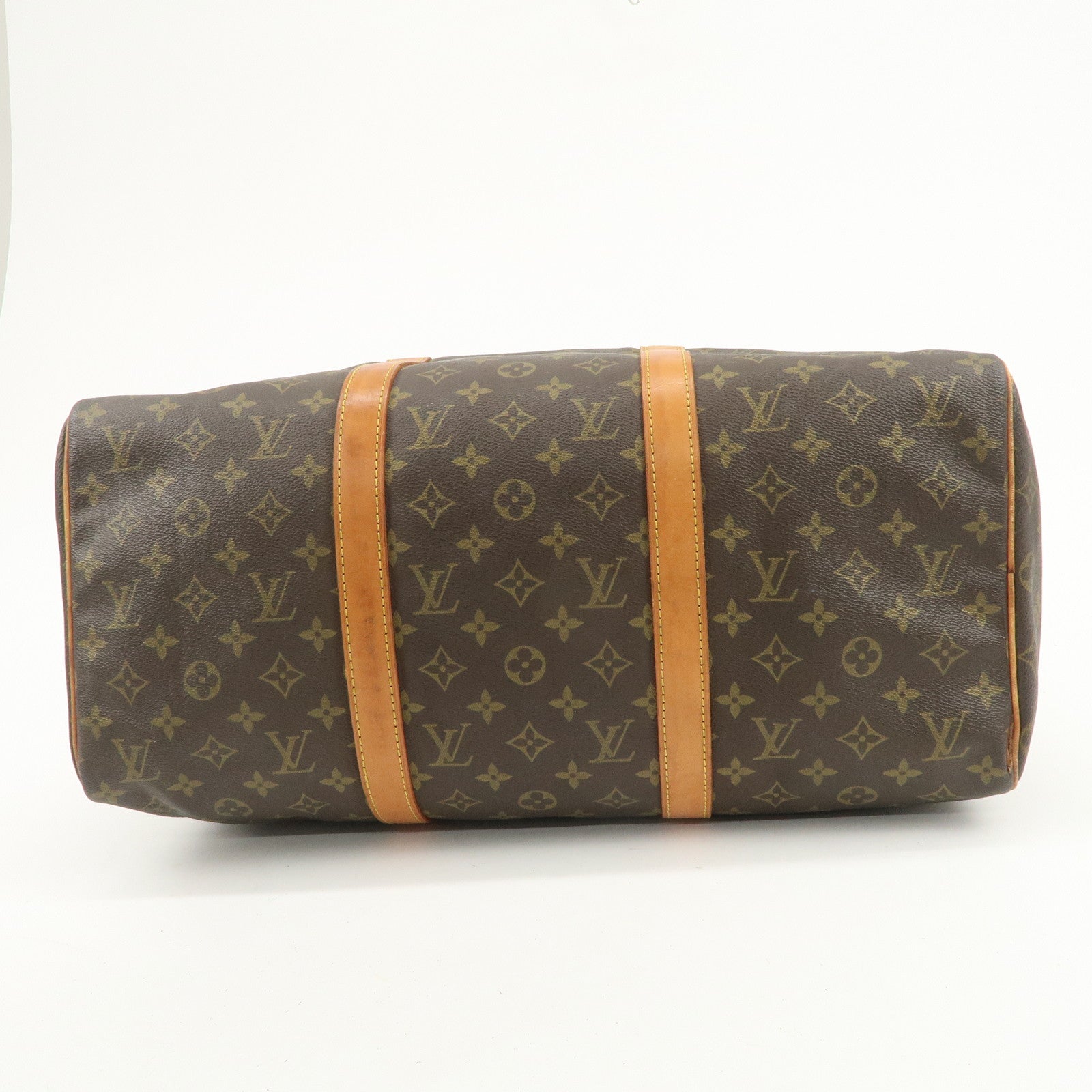 Louis Vuitton Monogram Sac Souple 45 Boston Bag Brown M41624