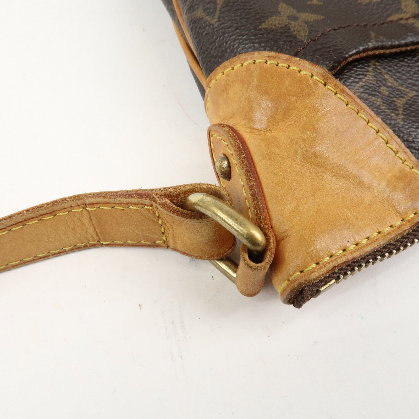 Louis Vuitton Monogram Odeon PM Shoulder Bag Brown M56390 Used