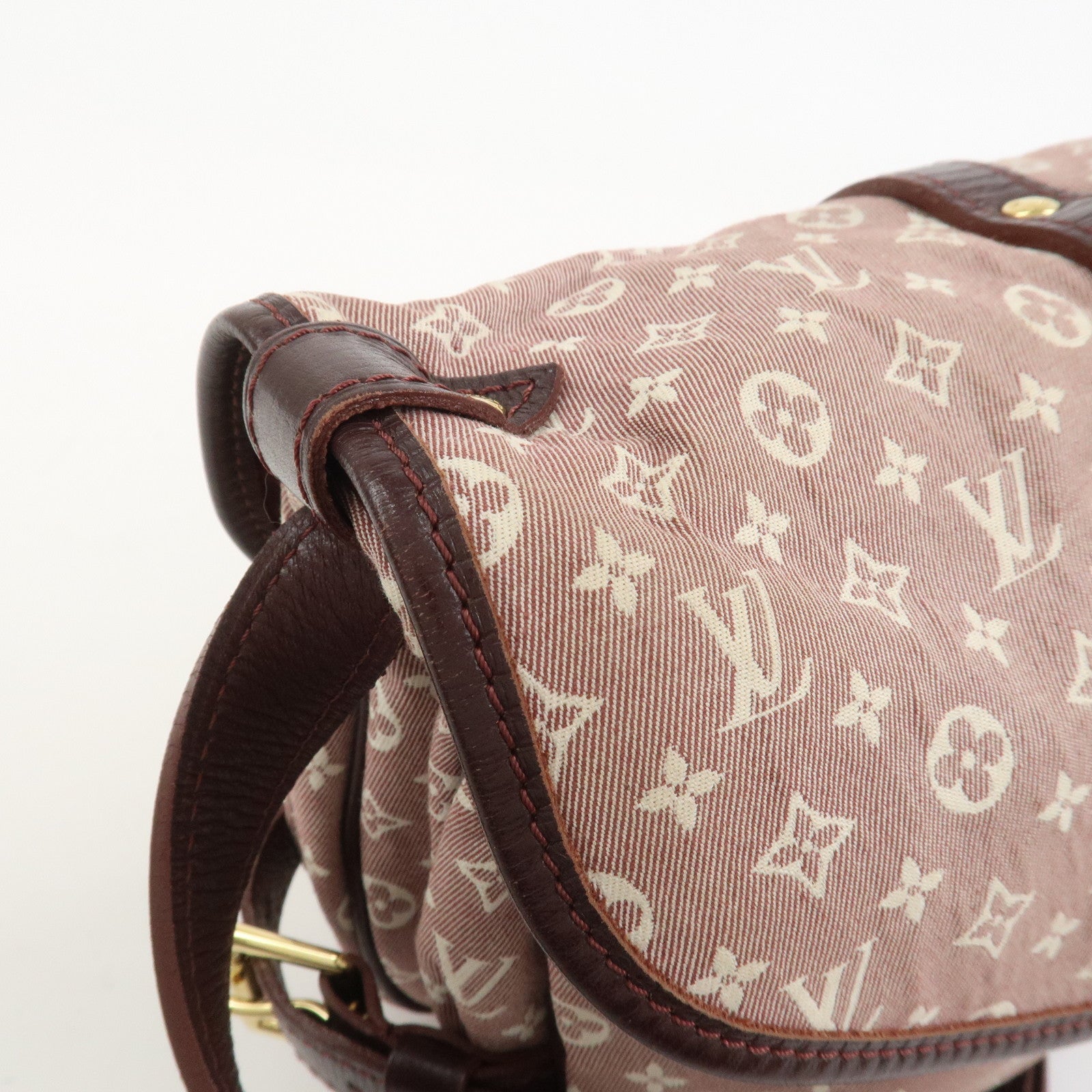 Louis Vuitton Monogram Idylle Saumur PM Shoulder Bag Sepia M40669