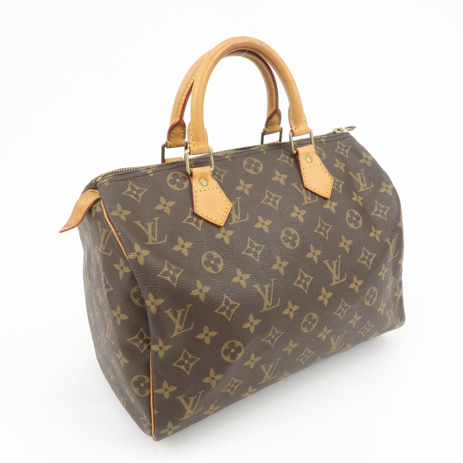 Louis Vuitton Monogram Speedy 30 Boston Bag Hand Bag Brown M41526