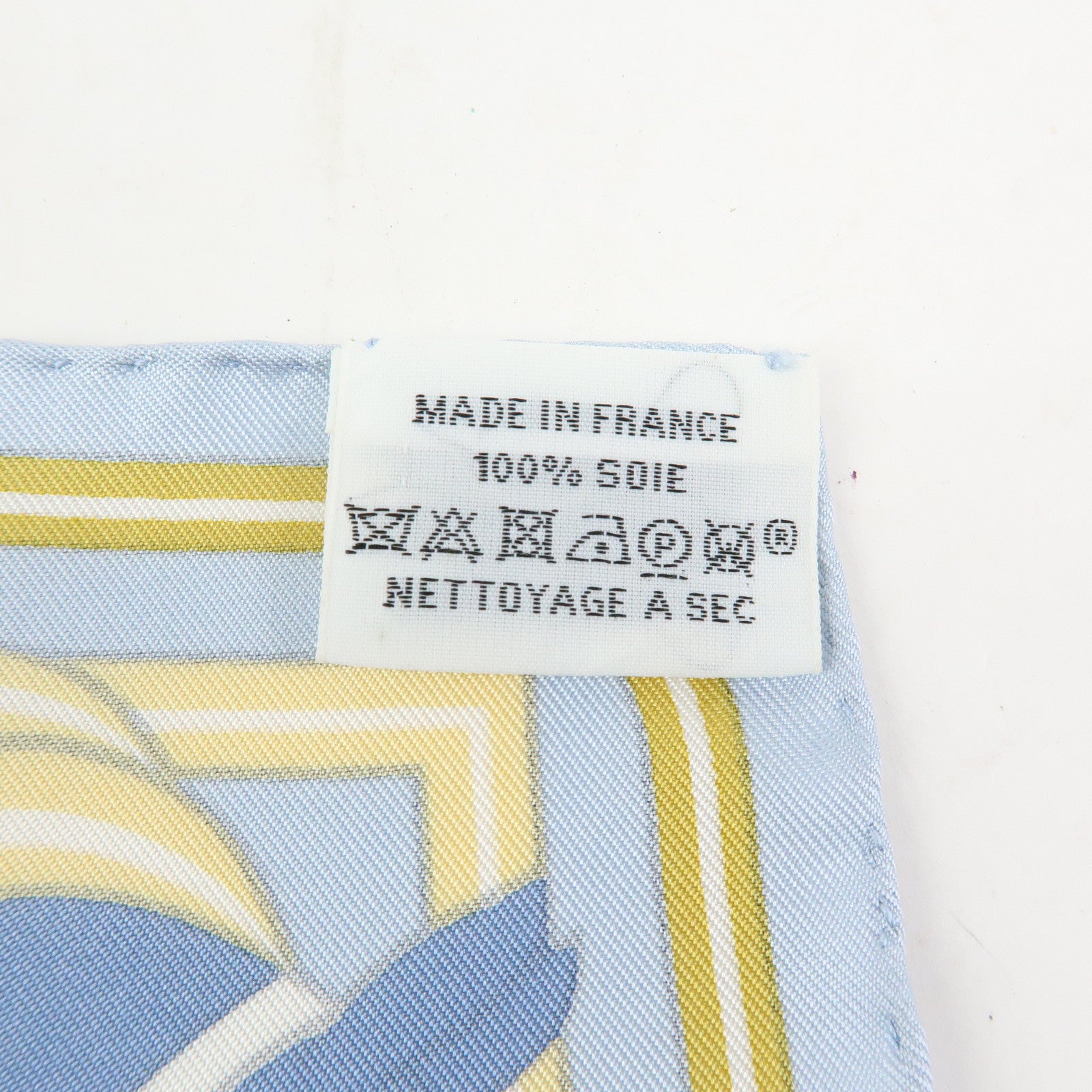 HERMES Carre 42/20 Set of 2 Silk 100% Scarf QUADRIGE Red Blue