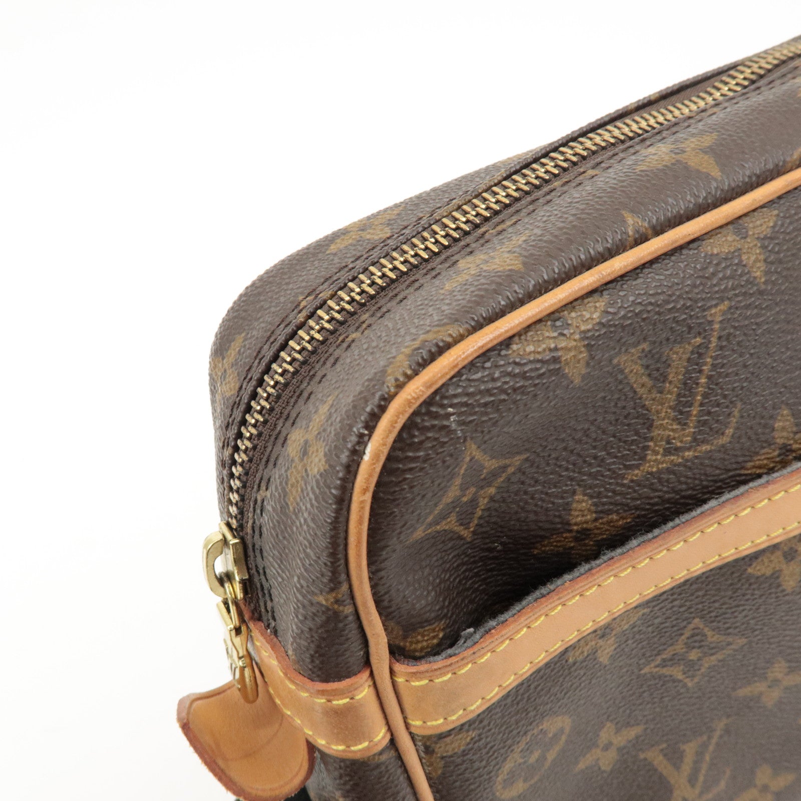 Louis Vuitton Monogram Compiegne 28 Pouch Clutch Bag Brown M51845 Used
