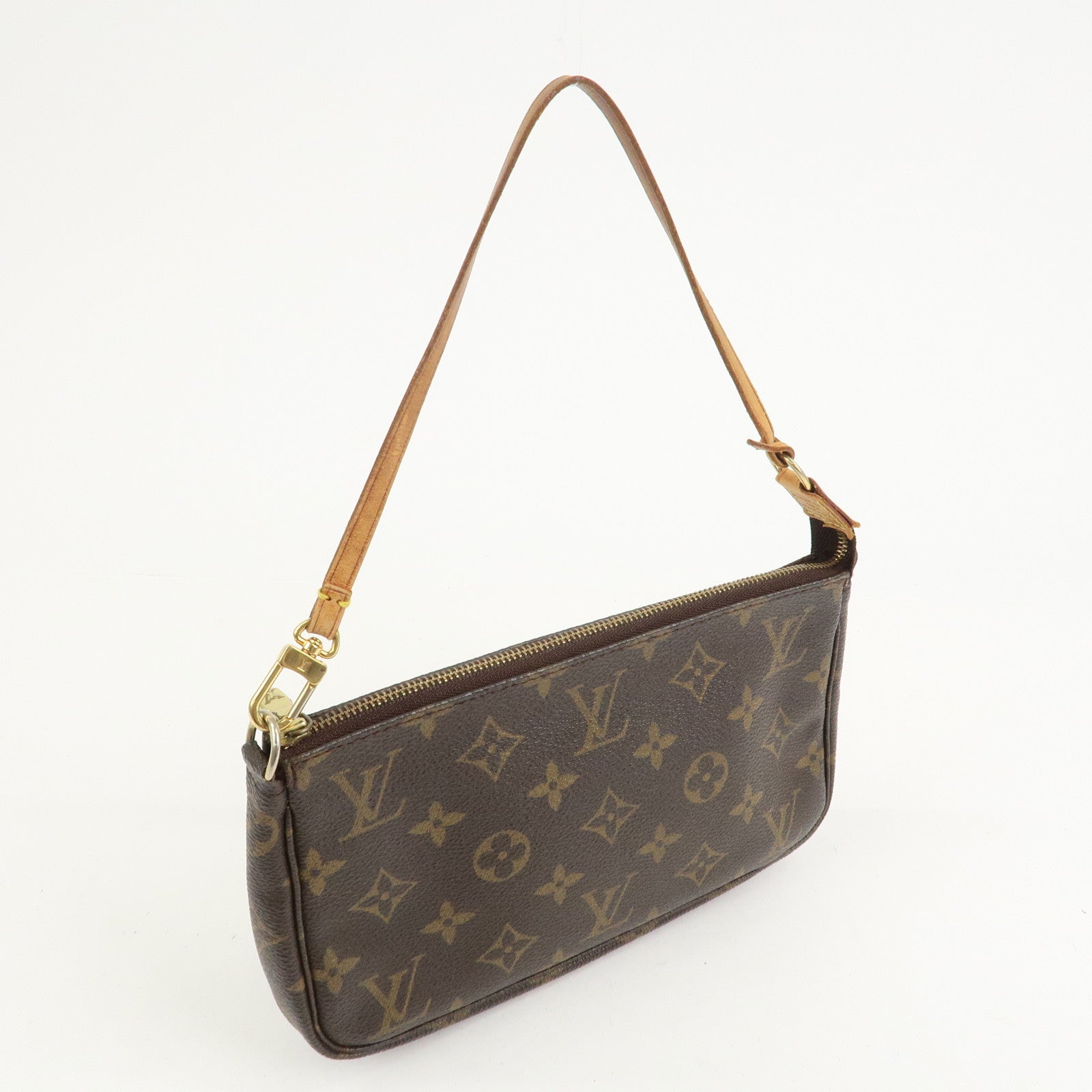 Louis Vuitton Monogram Pochette Accessoires Pouch Hand Bag M51980