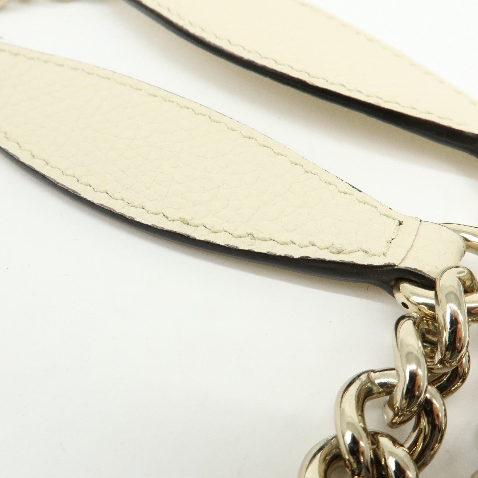 GUCCI SOHO Interlocking G Calf Leather Chain Shoulder Bag 536196