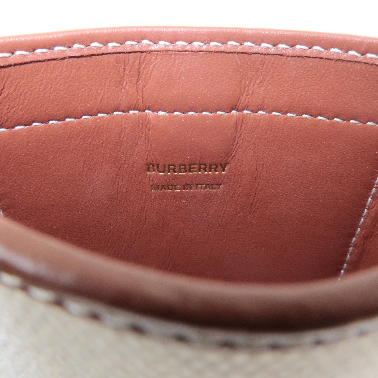 BURBERRY ANNE Phone CB Canvas Leather Smart Phone Shoulder Bag