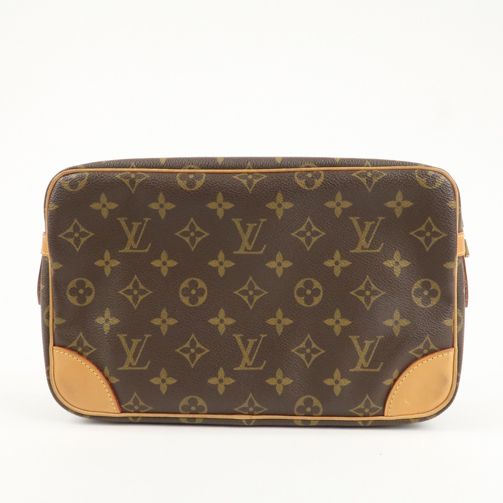 Louis Vuitton Monogram Compiegne 28 Pouch Clutch Bag M51845 Used