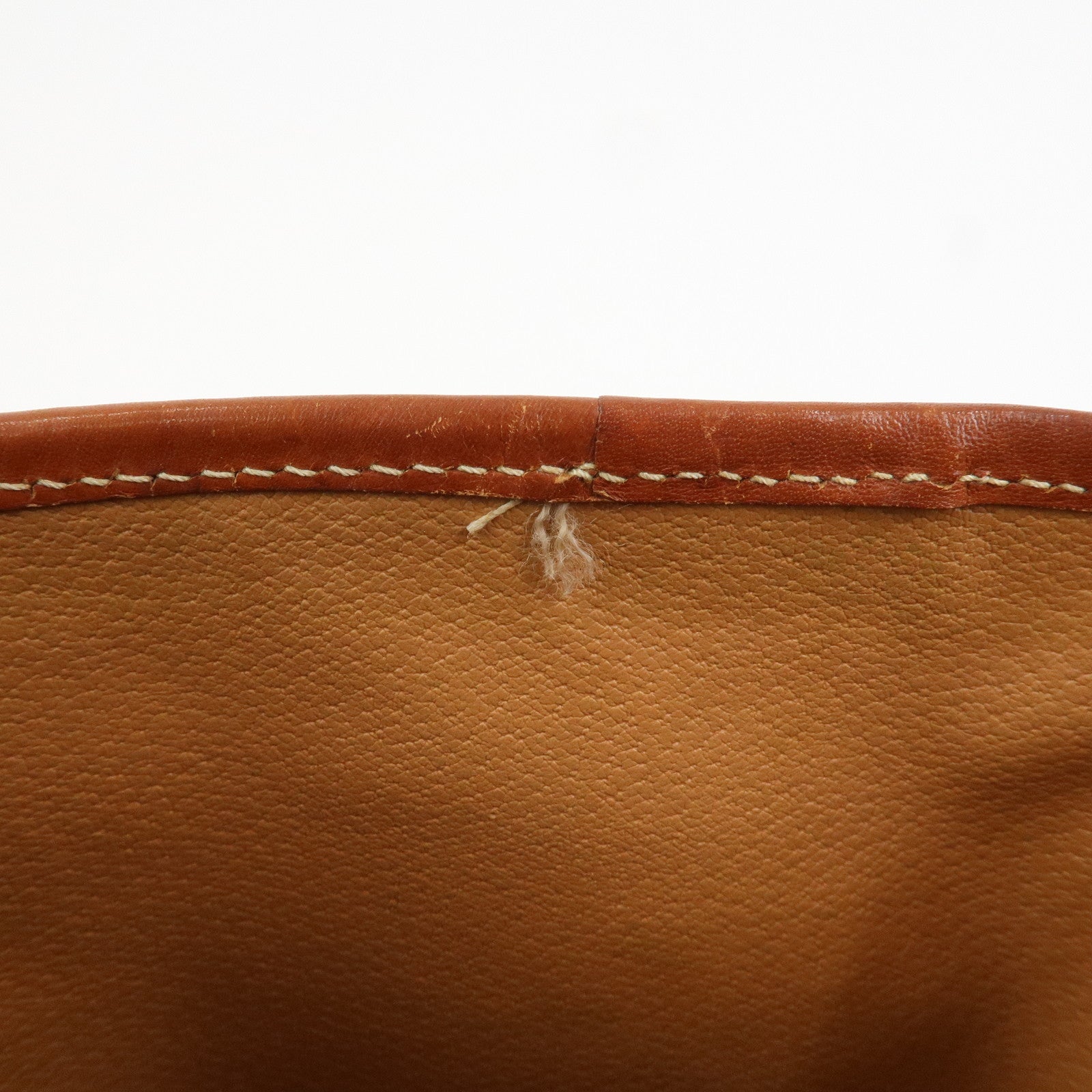 CELINE Macadam PVC Leather Shoulder Bag Hand Bag Brown
