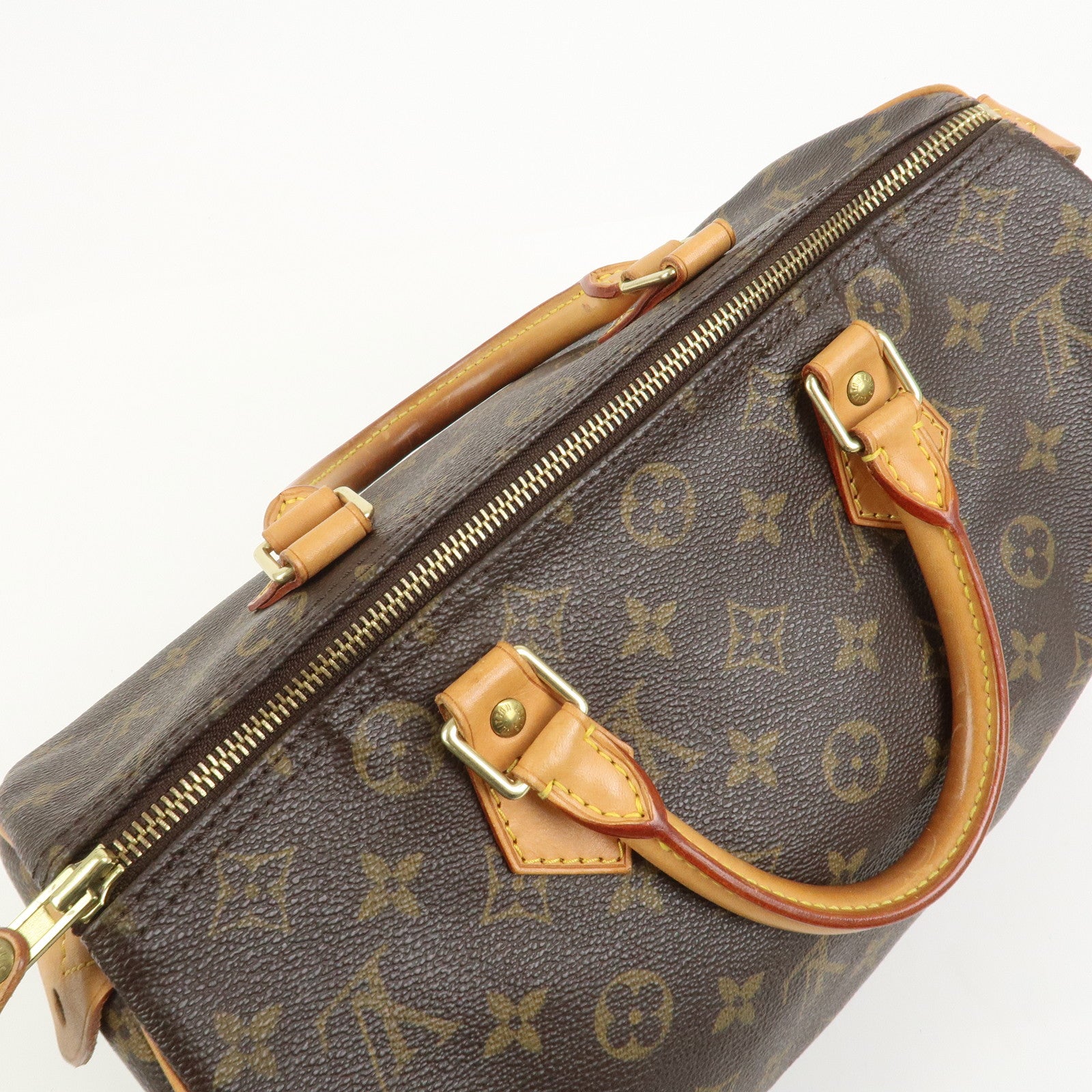 Louis Vuitton Monogram Speedy 30 Boston Bag Hand Bag Brown M41526