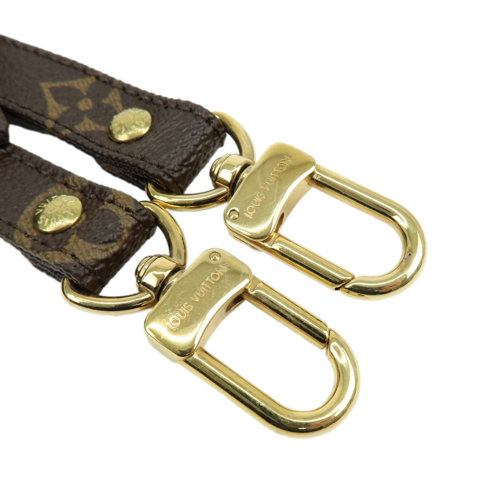 Louis Vuitton Monogram Adjustable Shoulder Strap Brown 120cm J52315