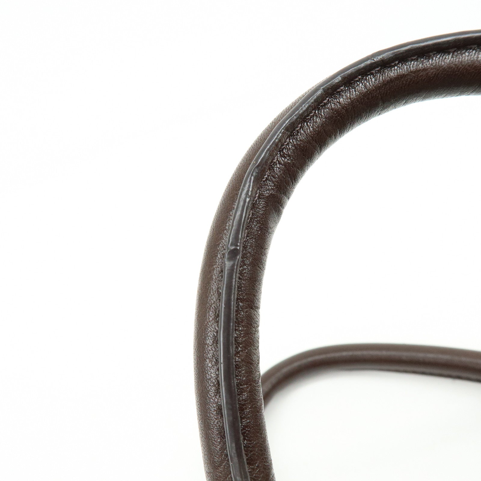 COACH Signature Nylon Learher 2Way Shoulder Bag Hand Bag Gold Brown