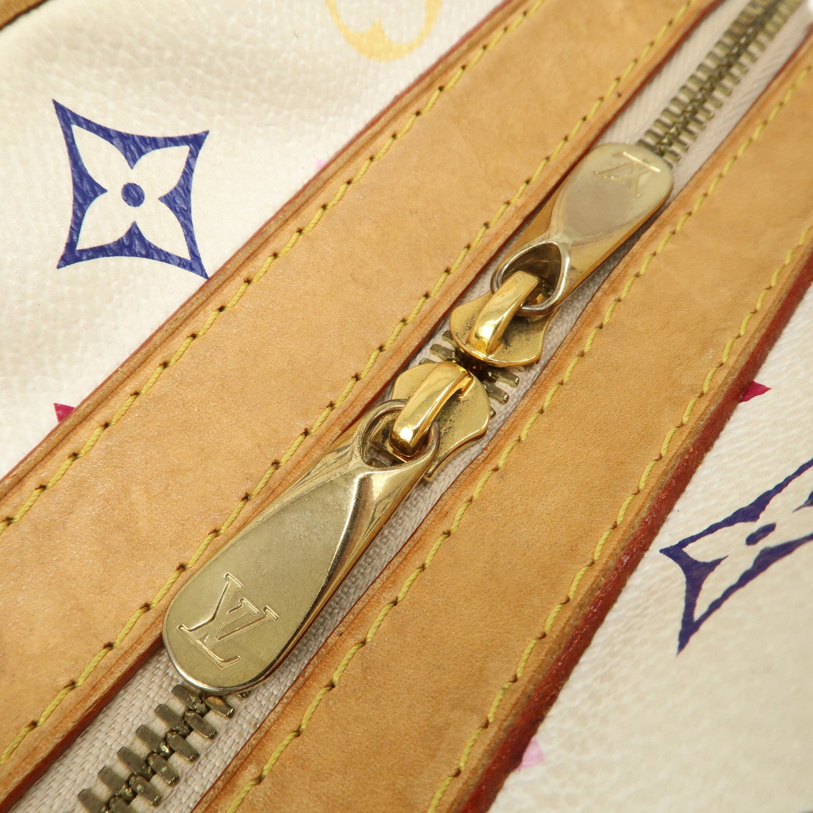 Louis Vuitton Monogram Multicolor Claudia Hand Bag Blanc M40193
