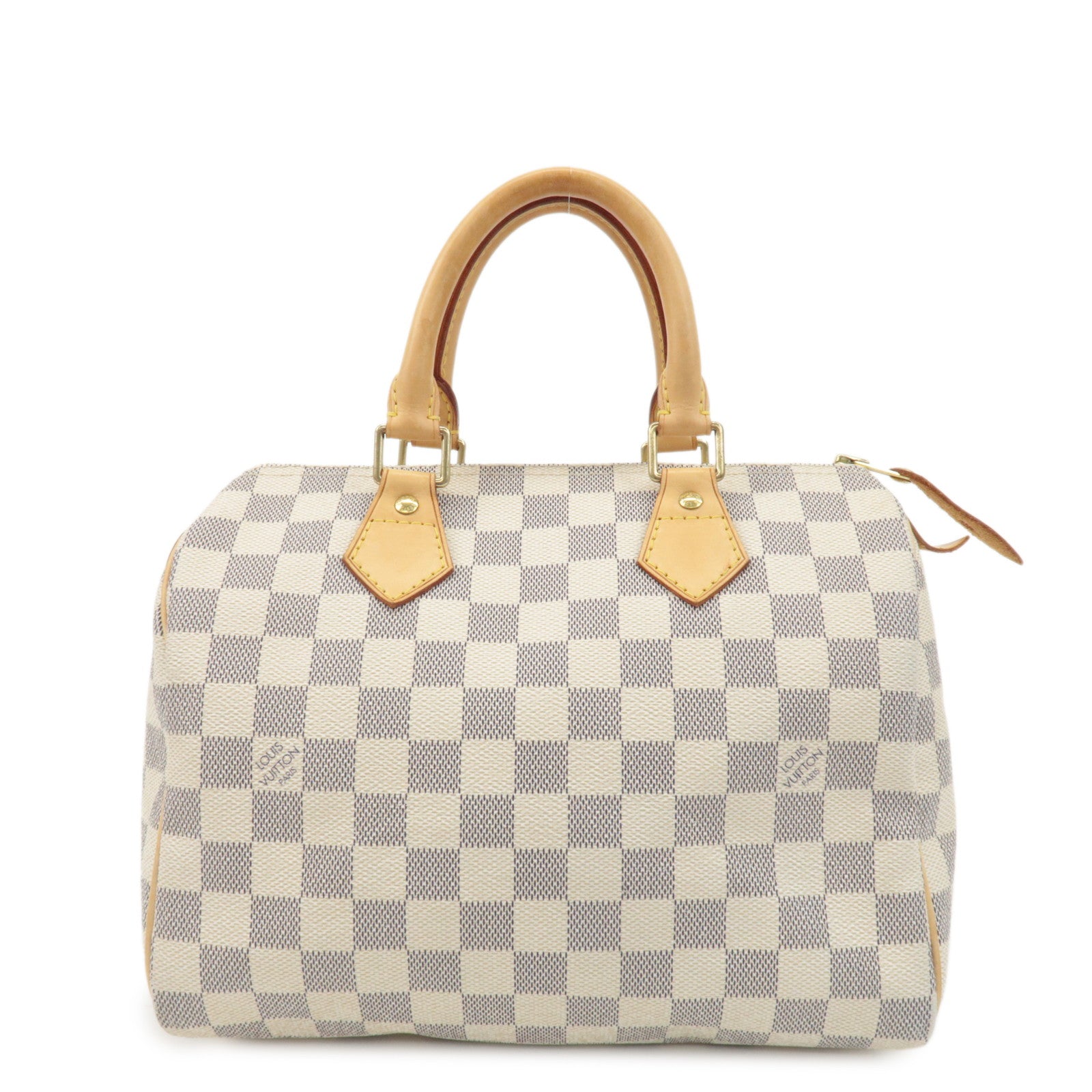 Louis Vuitton Damier Azur Speedy 25 Boston Bag Hand Bag N41534 Used