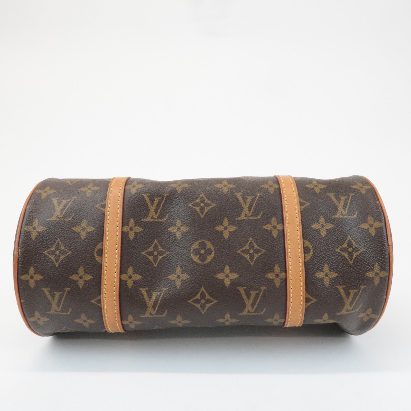 Louis Vuitton Monogram Papillon 30 Hand Bag New Style Brown M51385