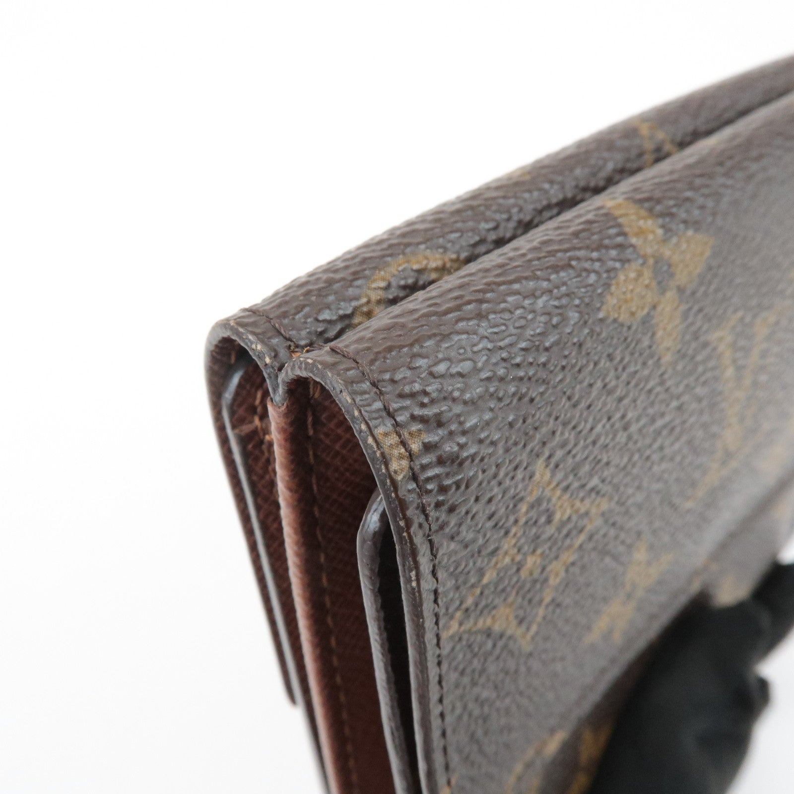 Louis Vuitton Monogram Porte Monnaie Billets Carte Credit M61660 Used