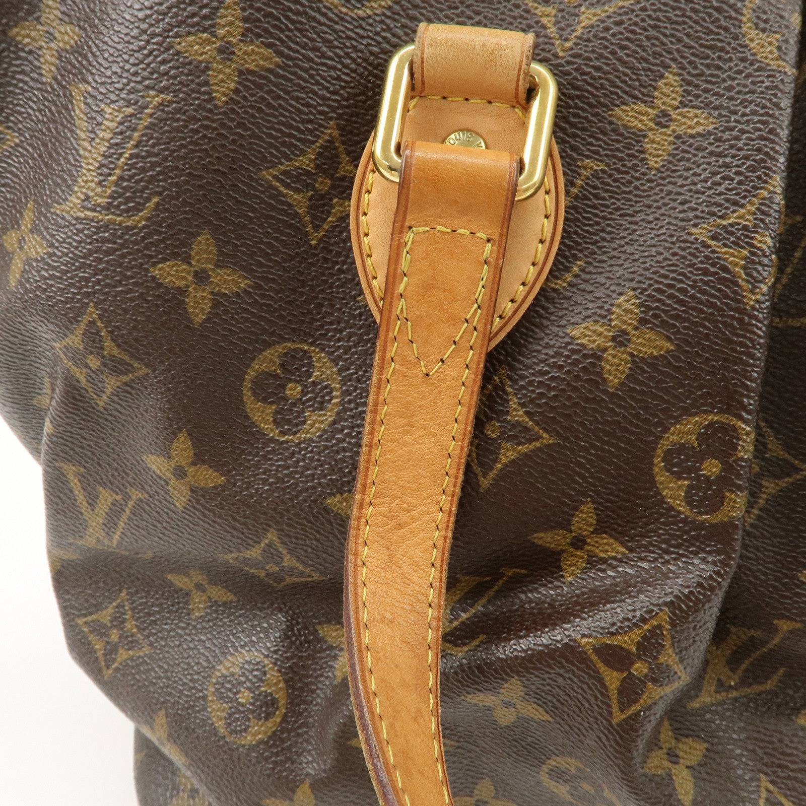 Louis Vuitton Monogram Palermo PM 2Way Hand Bag Brown M40145 Used