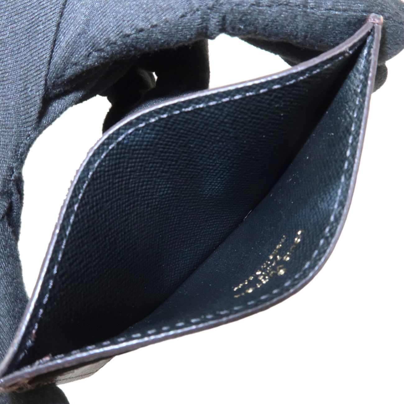 Louis Vuitton Monogram Reverse Porte Cartes Simple Card Case M69161